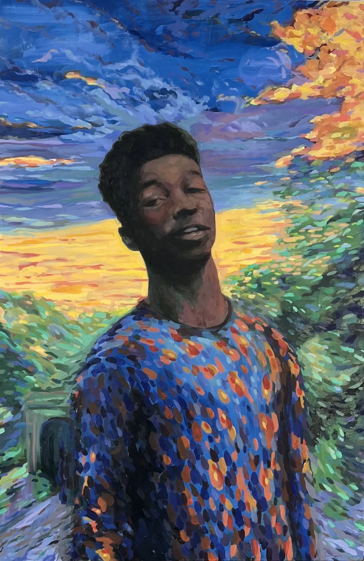 Portrait of Cortez Roberts by Brian Ames&nbsp;