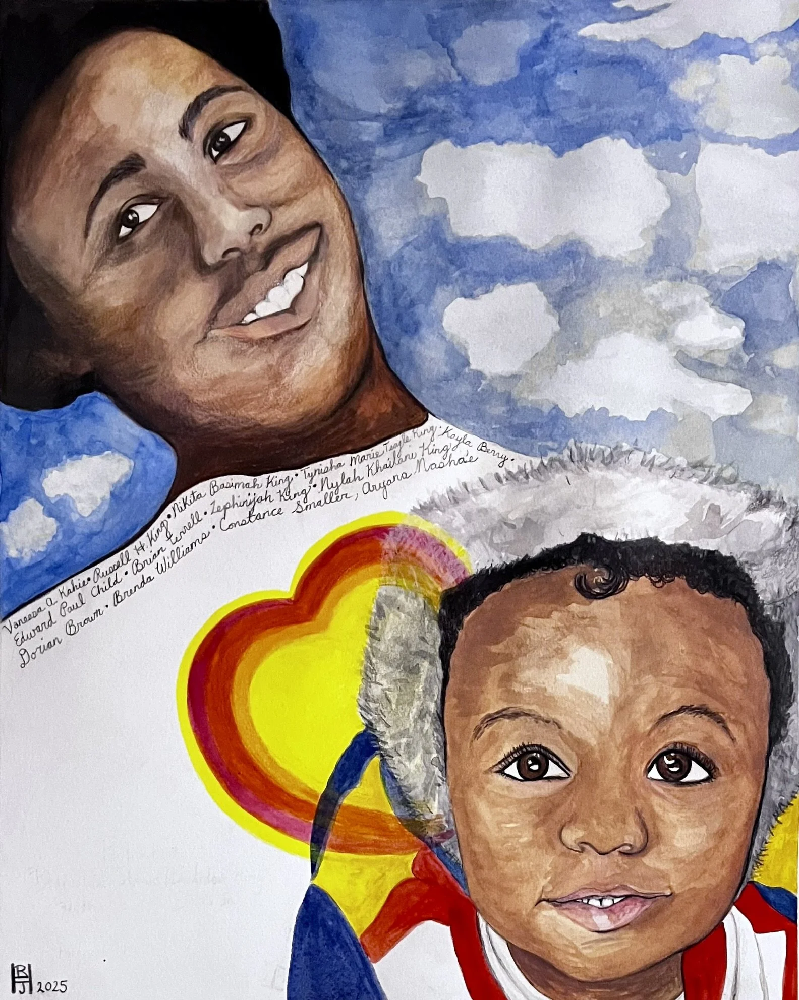 King, David | “Tell Him” by Rebecca Hoenig