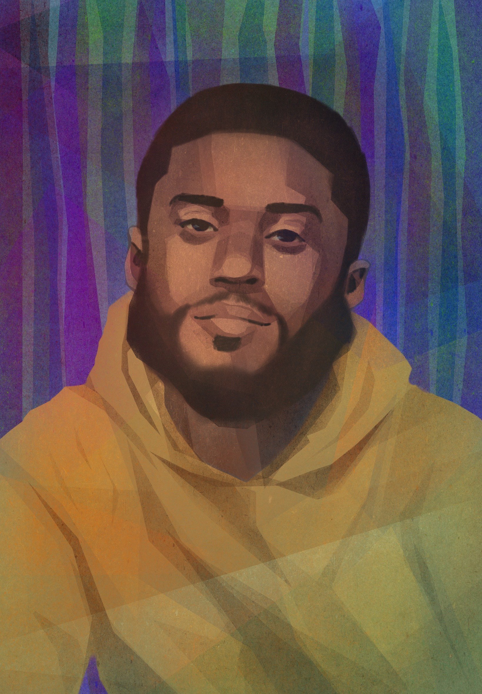 Morales, Ahmad | “Ahmad Resting In Light” by Emily Barker