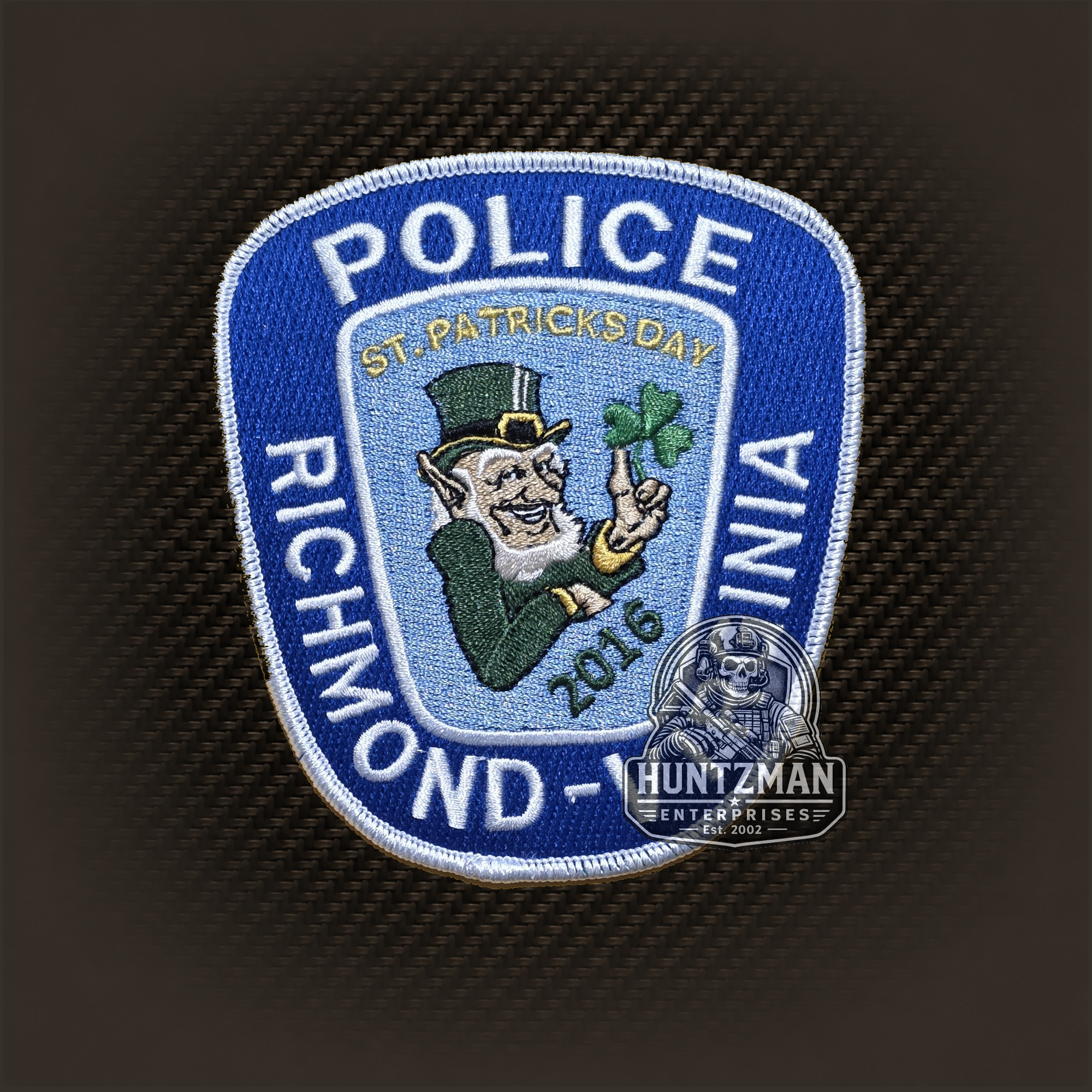 Richmond Virginia Police St. Patrick's Day 2016 Patch