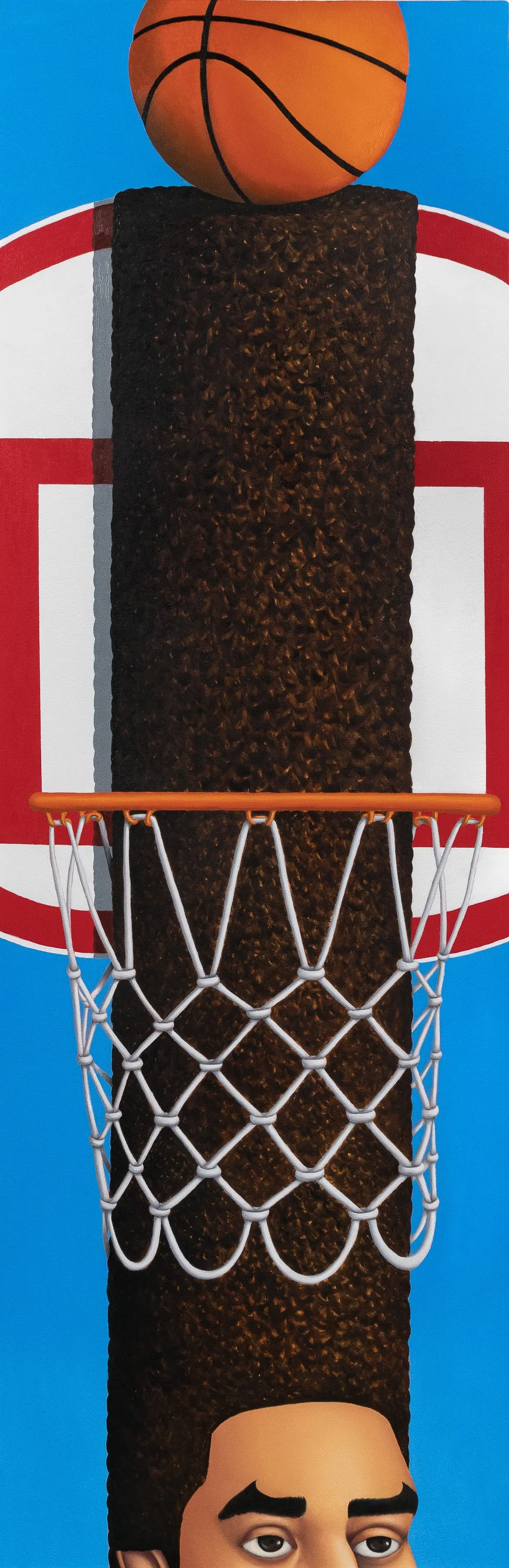   Easy Bucket   Oil on canvas, 74”x24”(2022) 