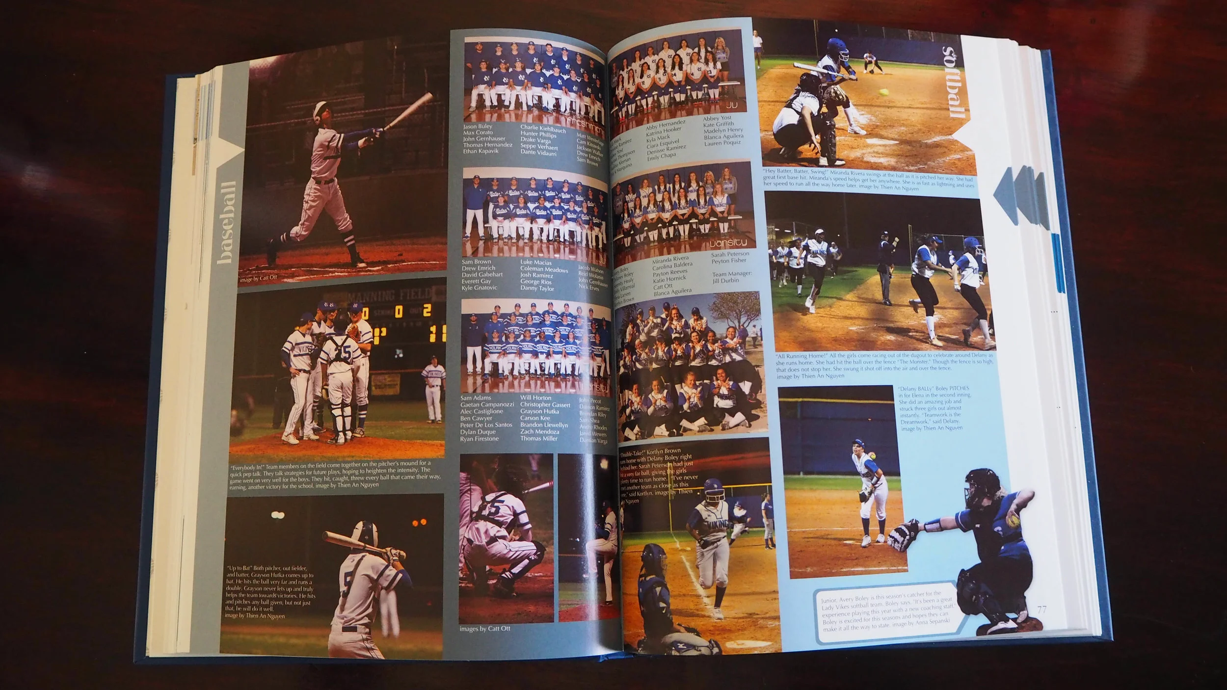 Keeping Tabs, sport spread