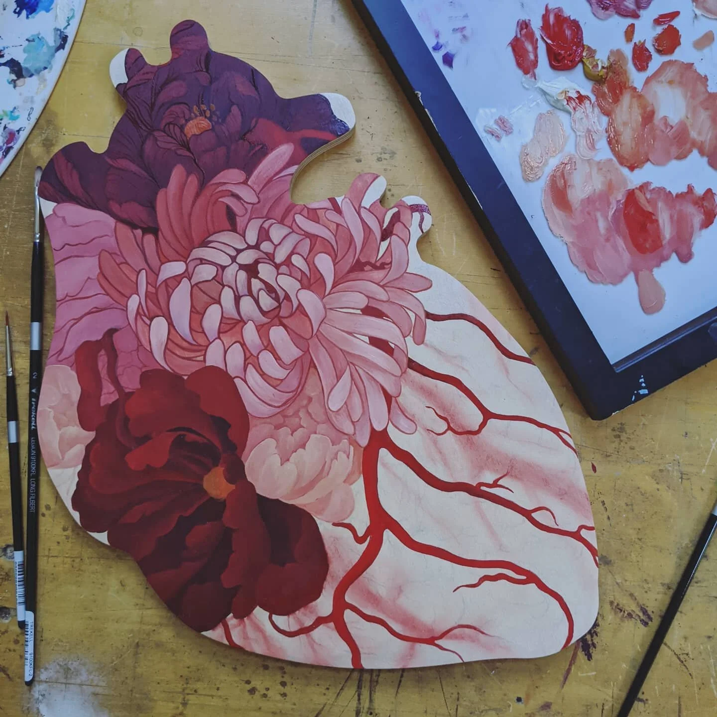 I've been chipping away at this one the last few days. There is probably cat/dog/human hair painted into this piece. I've given up trying to control the shedding. This is my life now.
.
.
.
#trekellartsupplies #oilpainting #workinprogressart #wipart