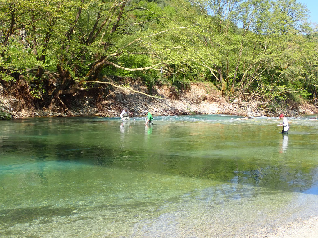 Voidomatis bei Aristi, Griechenland