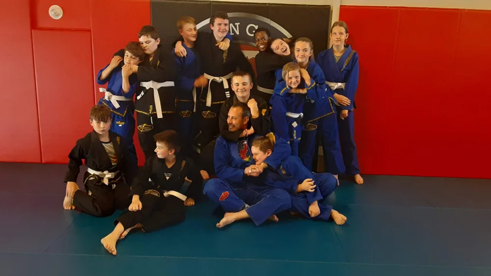 Training session on the mats