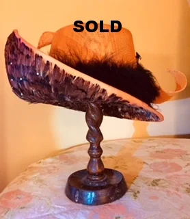 Burnt Orange Lop Trilby - £120.00