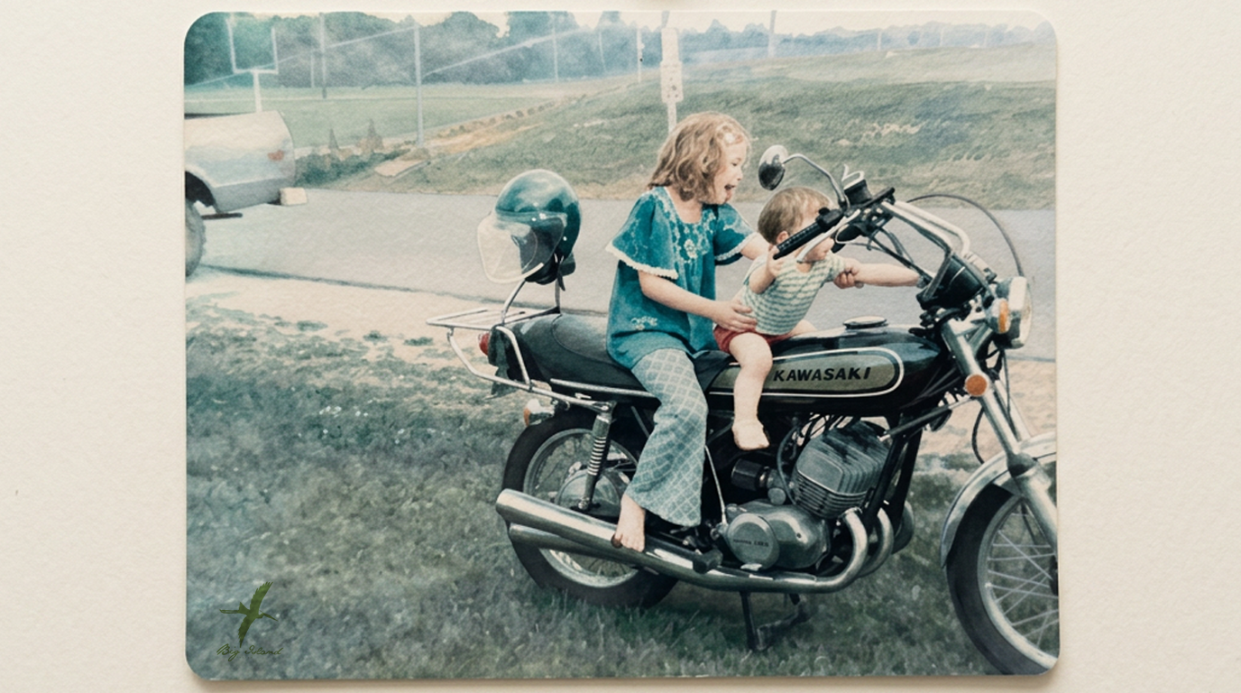 BIG ISLAND - COUSINS ON UNCLE GEORGE'S MOTORCYCLE - 6-23-2026.png