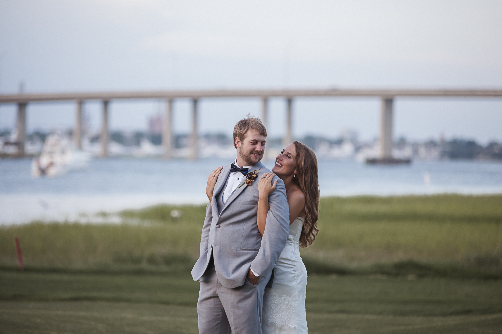 Bride and Groom Charleston Wedding Photographer