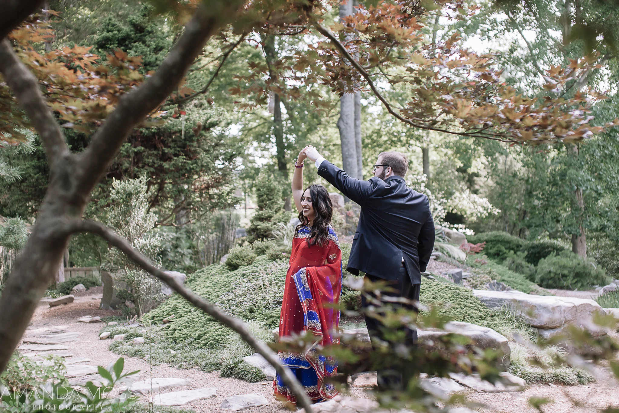 Engagement Session At Uncc Botanical Gardens Amanda Moss