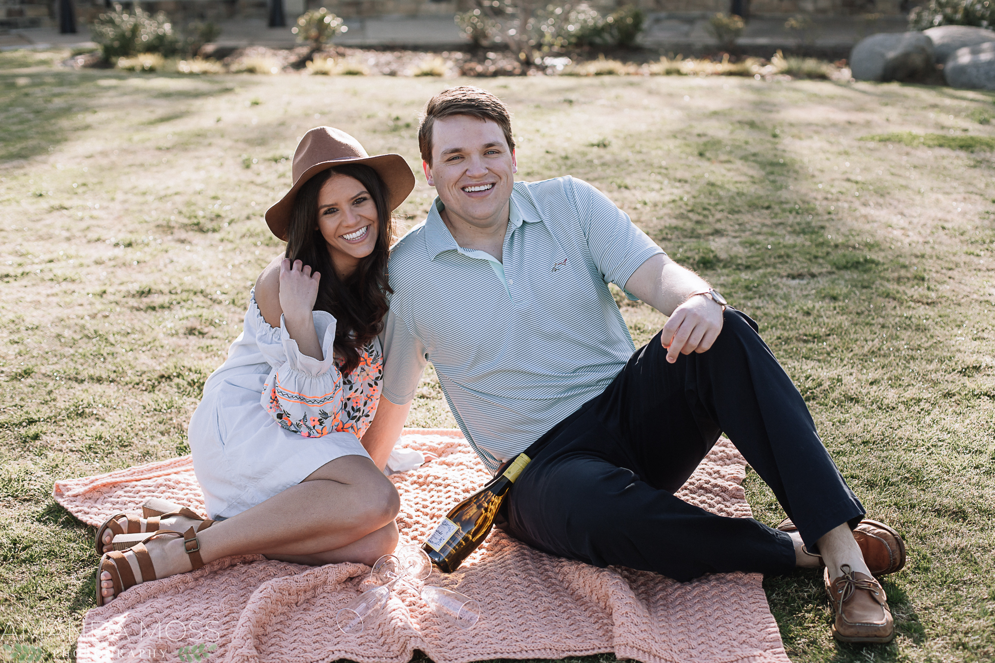 downtown charlotte engagement session