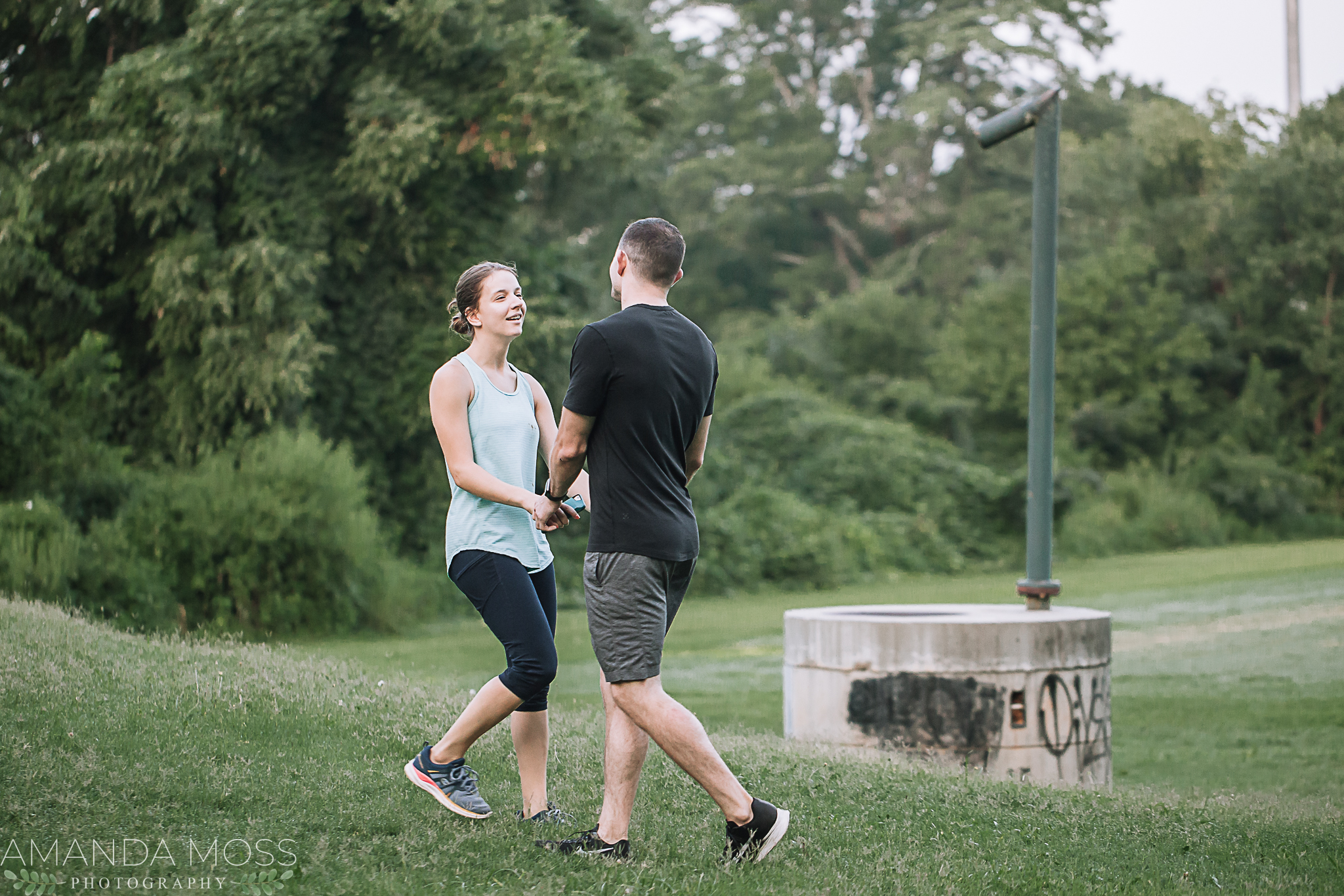 charlotte wedding photographer surprise proposal