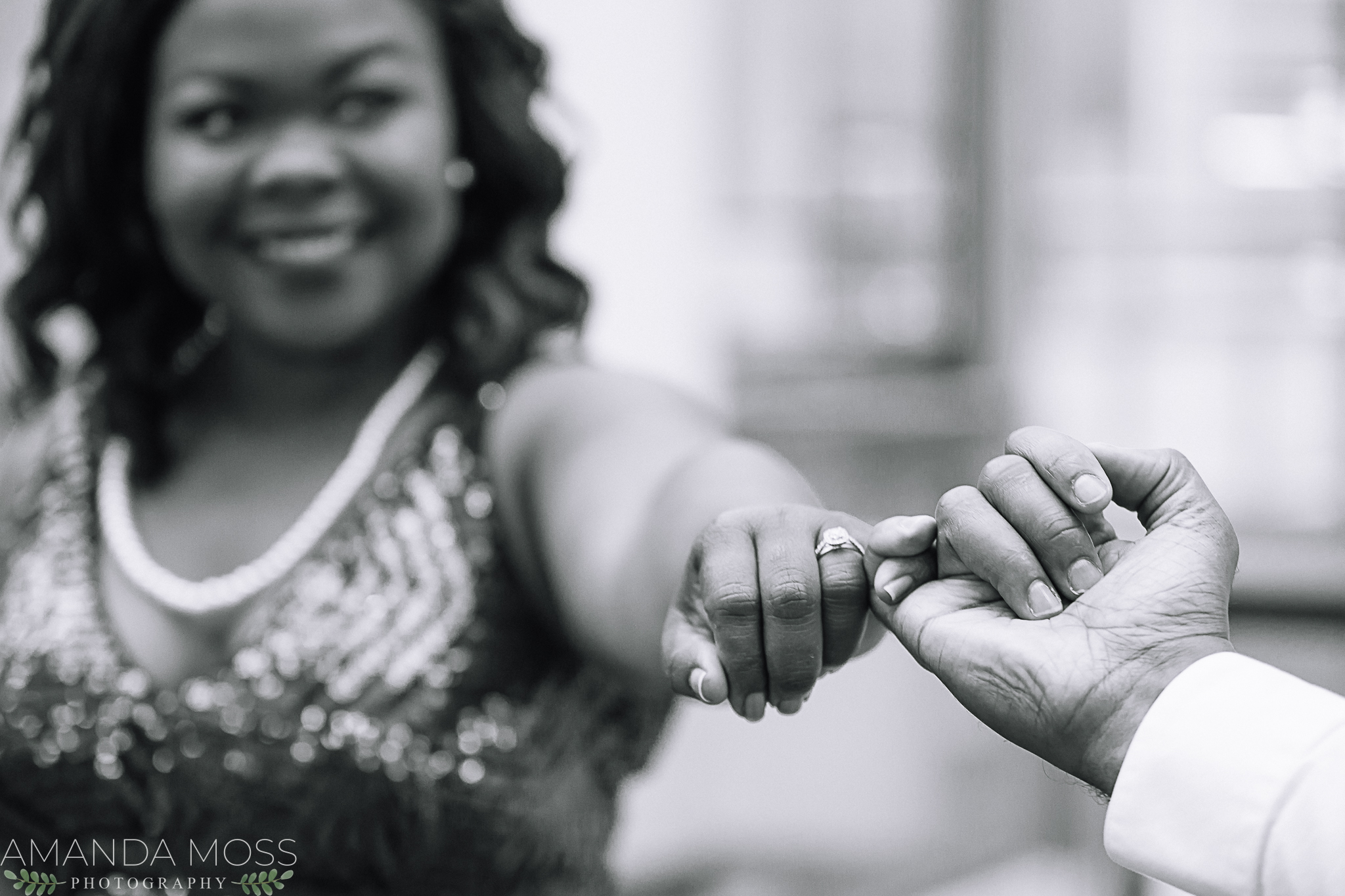 charlotte wedding photographer engagement session at the omni hotel