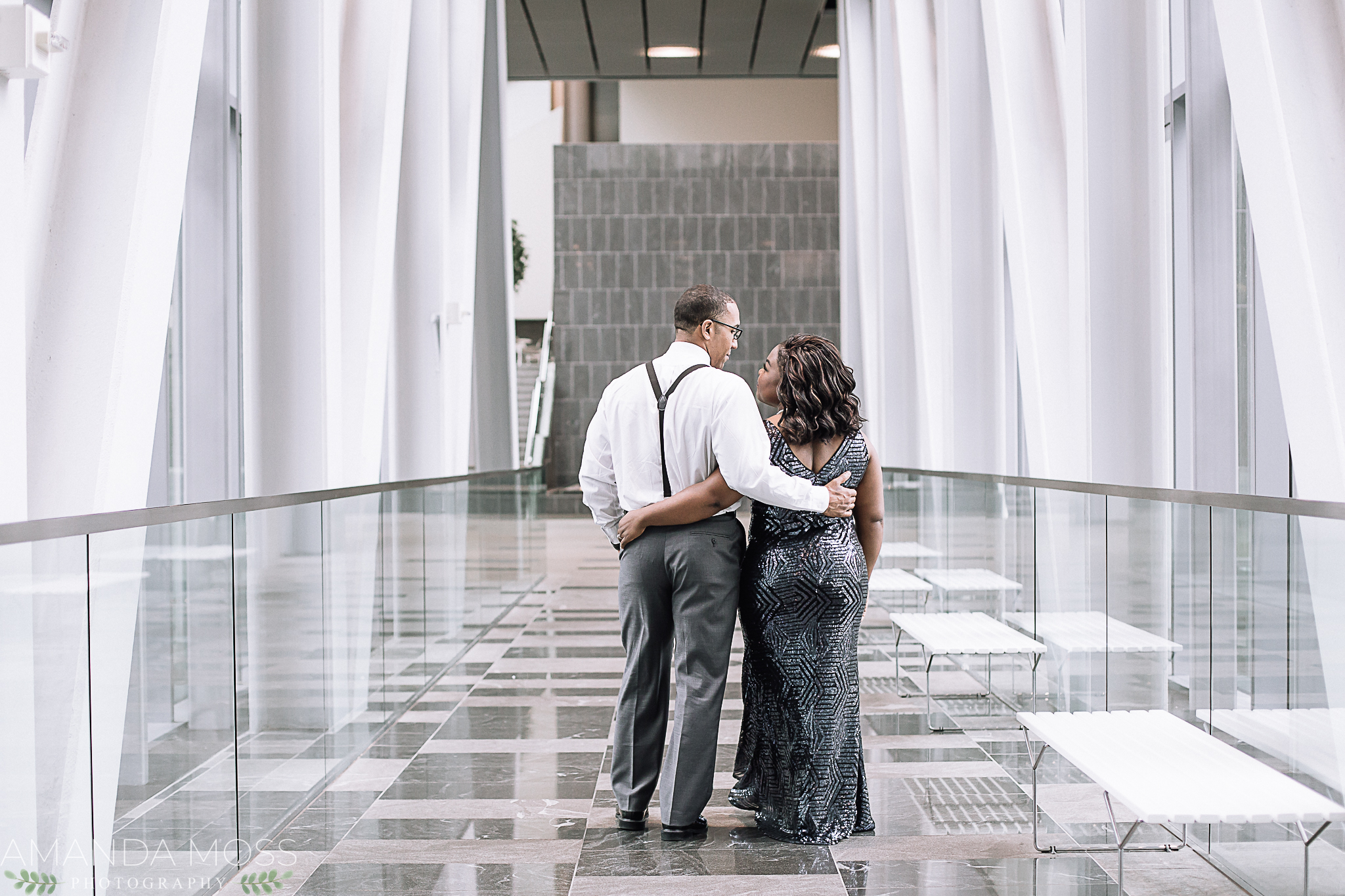 charlotte wedding photographer engagement session at the omni hotel