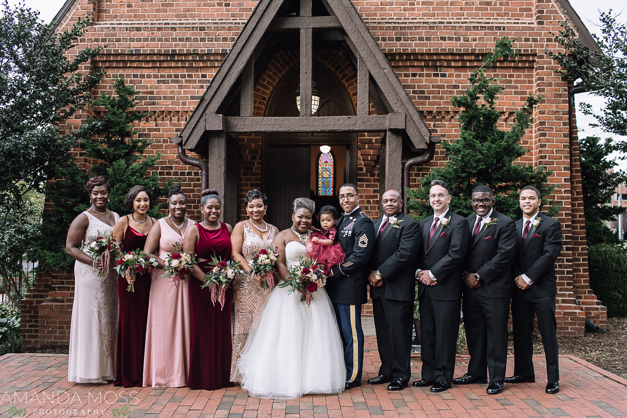 charlotte north carolina wedding photographer st marys chapel