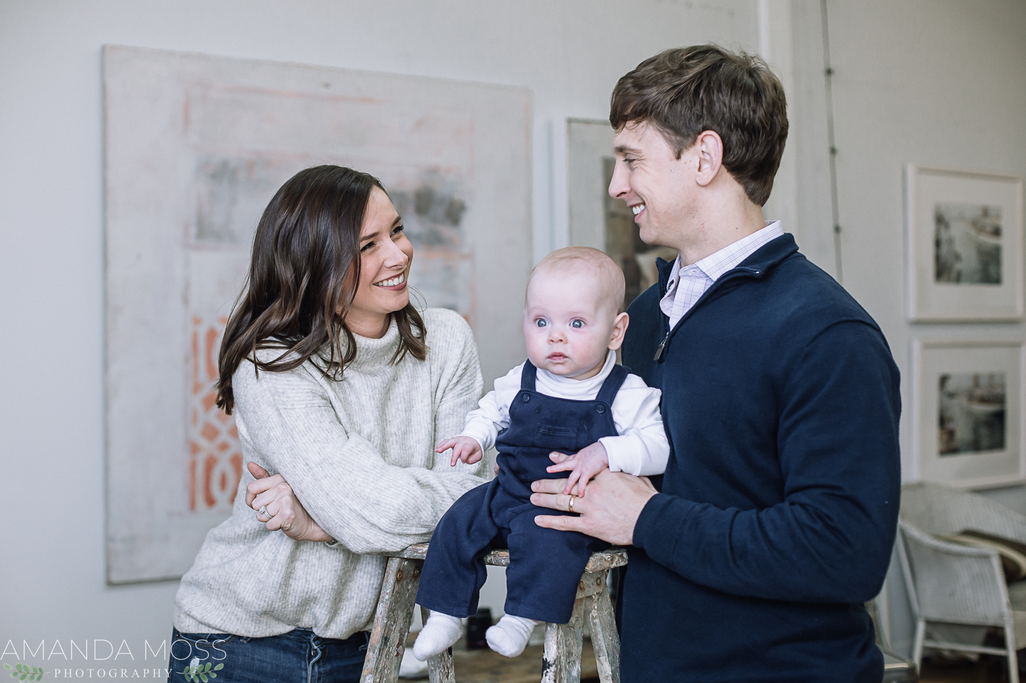 charlotte north carolina family photographer extended indoor