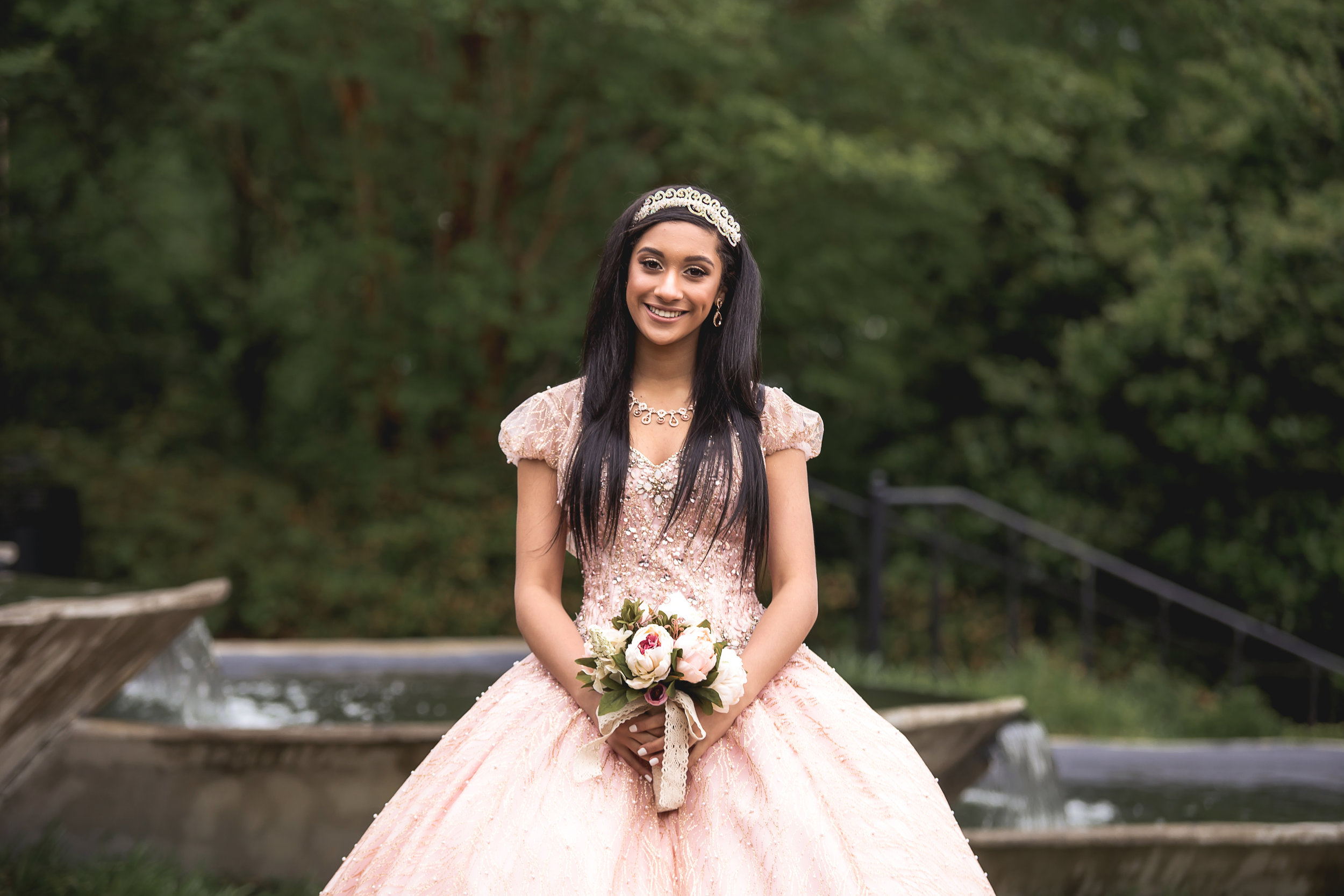 charlotte north carolina wedding portrait photographers quinceanera glencairn gardens