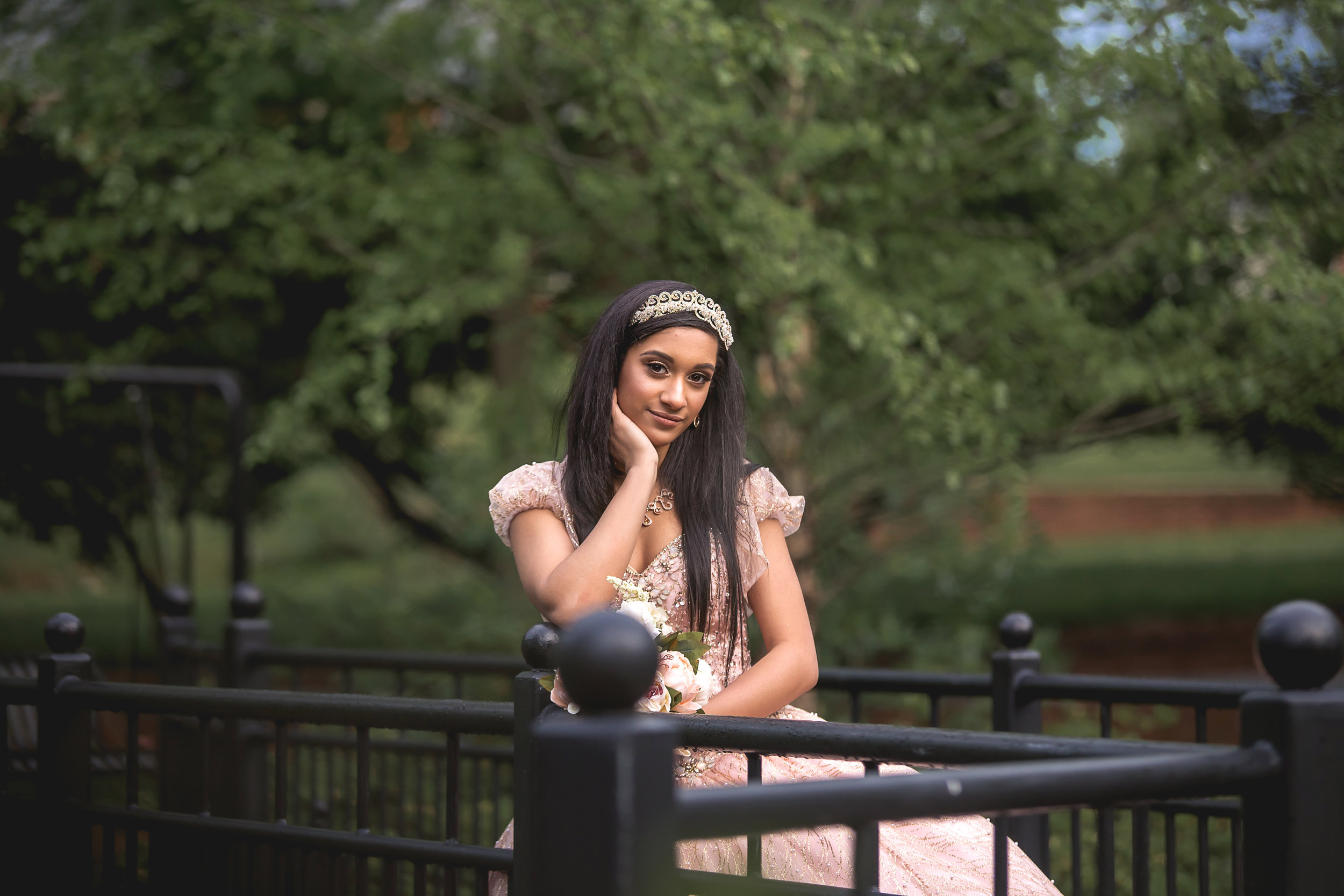 charlotte north carolina wedding portrait photographers quinceanera glencairn gardens