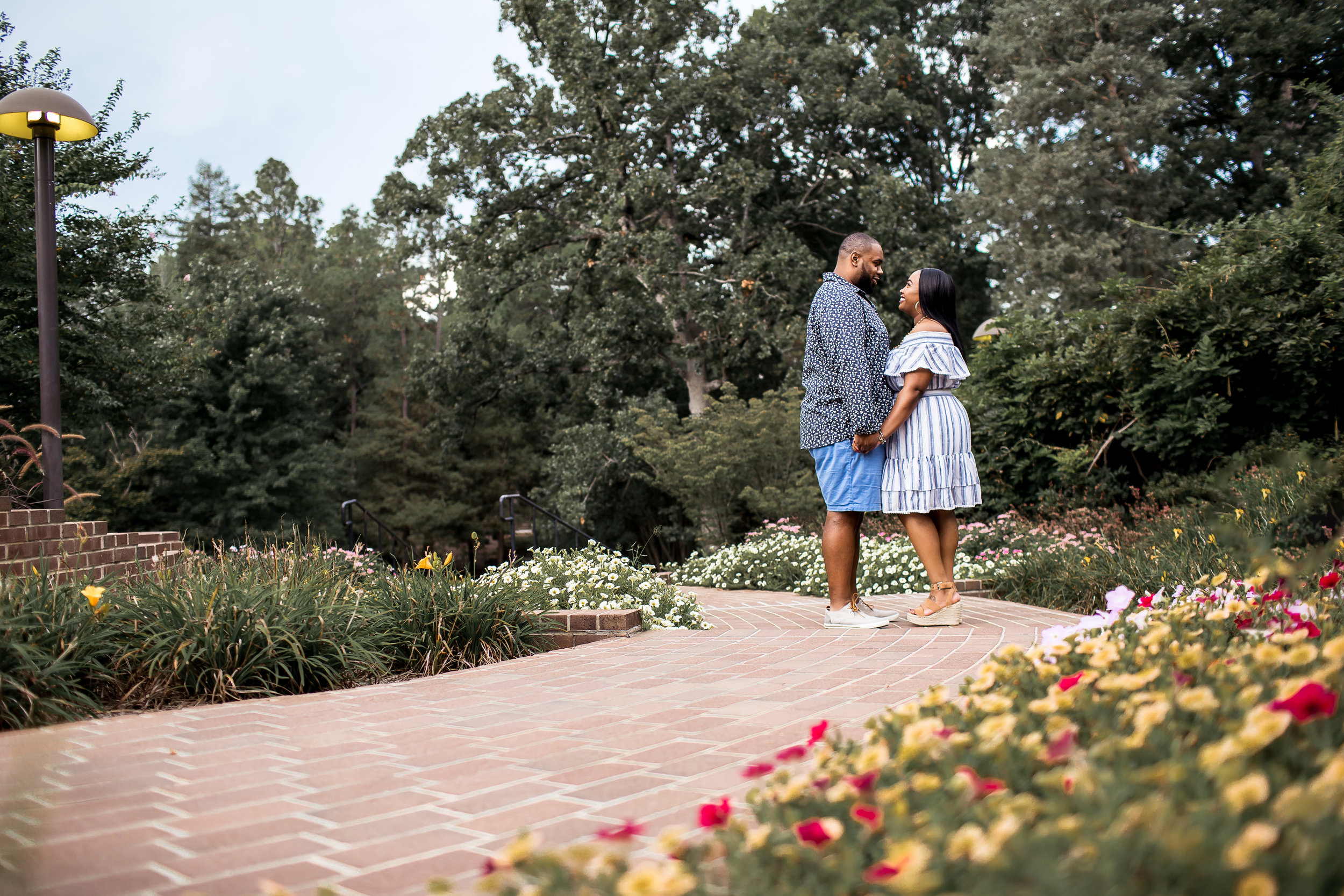 charlotte north carolina wedding photographers engagement session african american