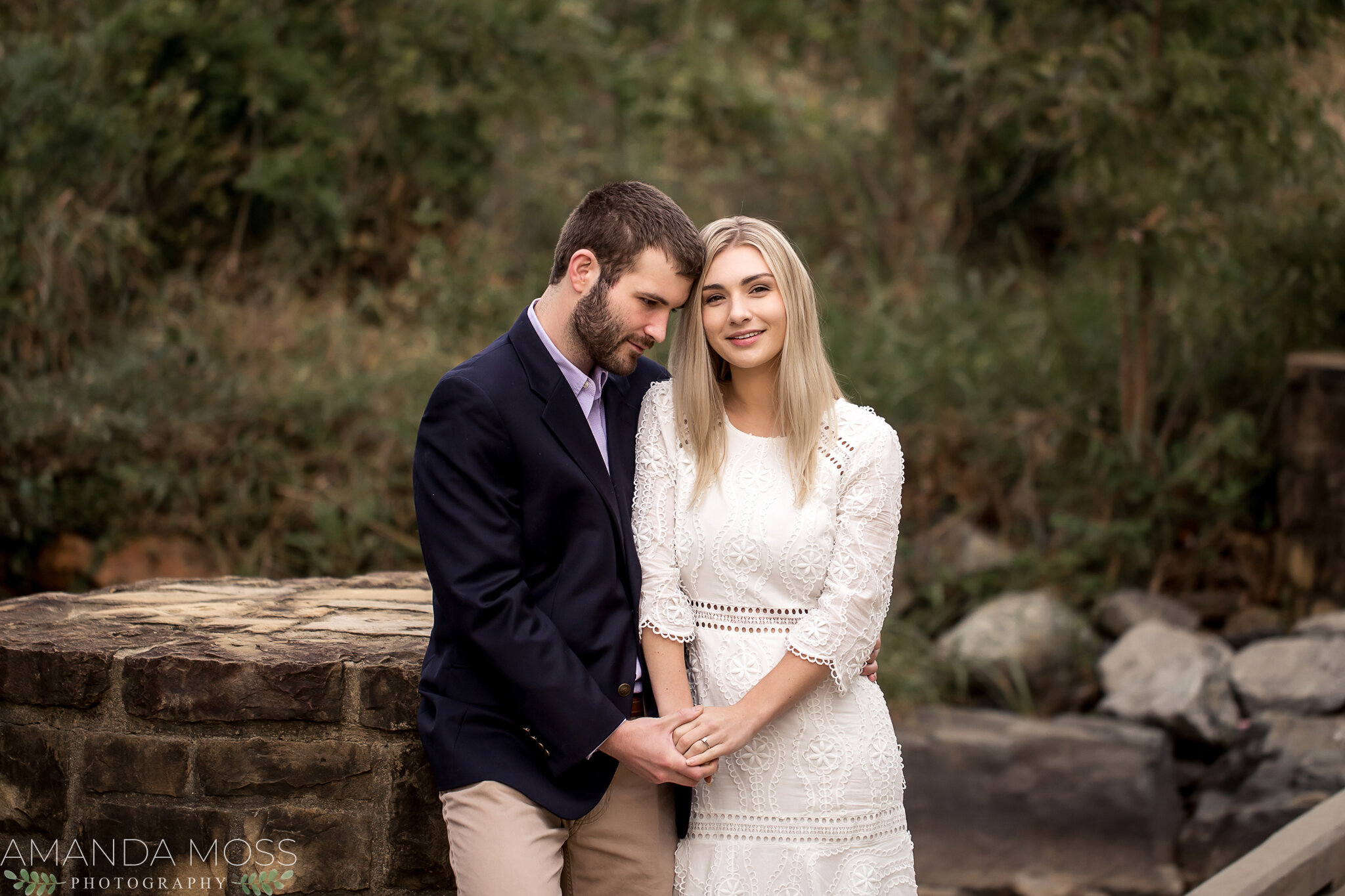 charlotte north carolina wedding photographers engagement session october elizabeth park romantic fall rooftop skyline