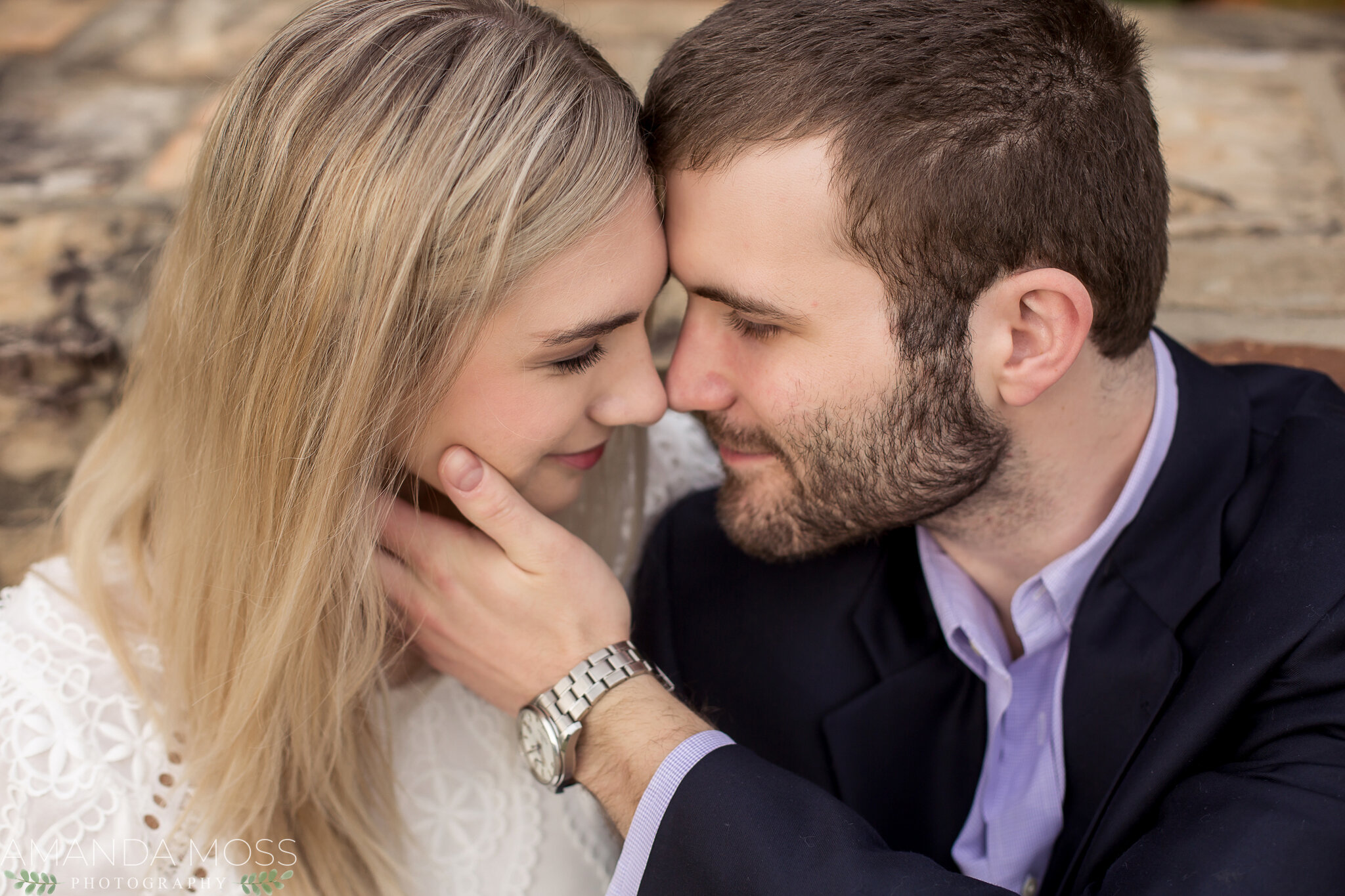 charlotte north carolina wedding photographers engagement session october elizabeth park romantic fall rooftop skyline