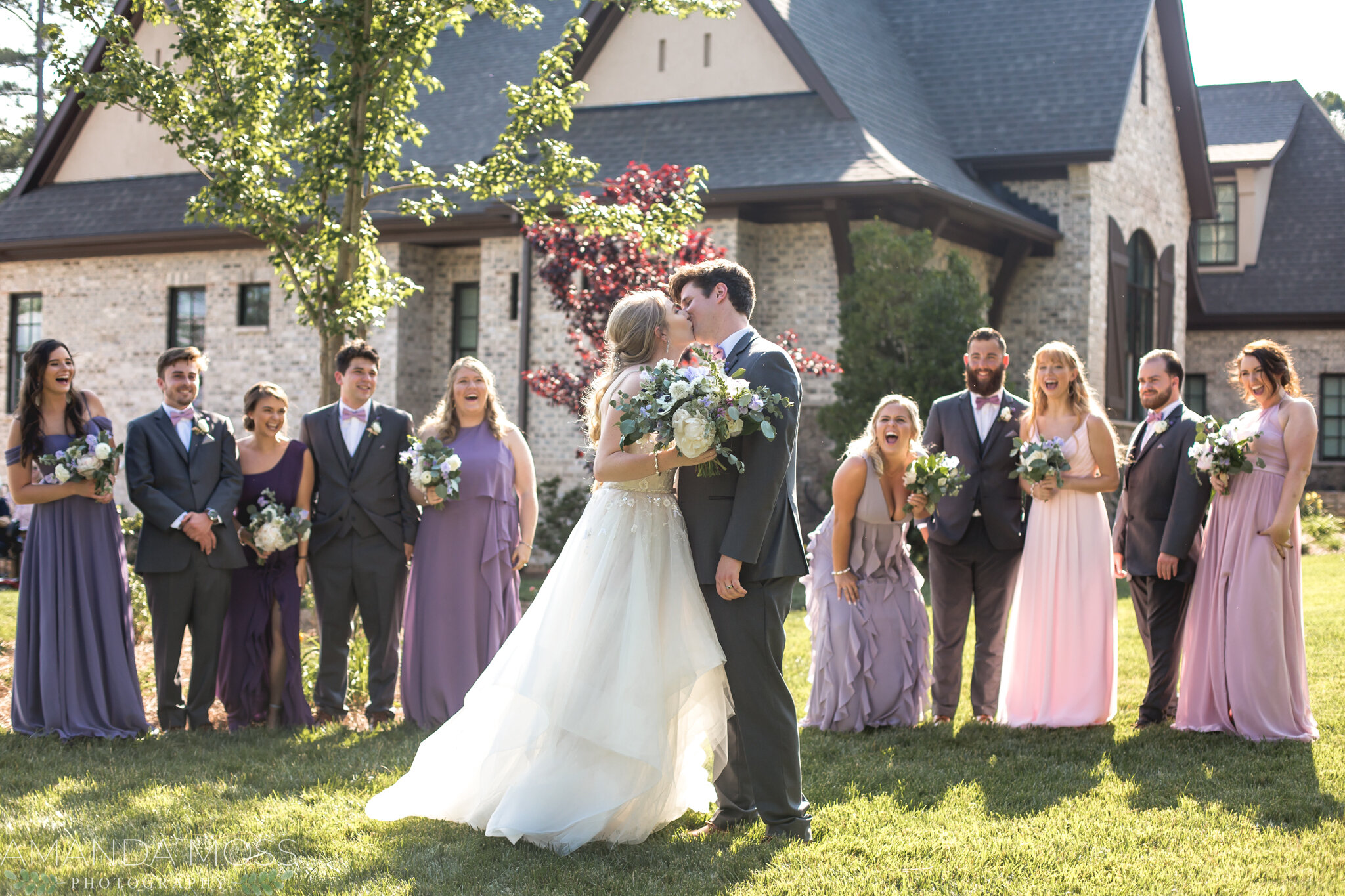 charlotte north carolina wedding photographer lake norman romantic boho lavender lakeside