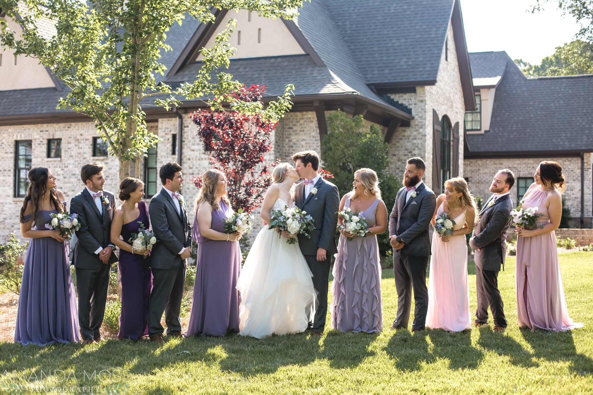 charlotte north carolina wedding photographer lake norman romantic boho lavender lakeside