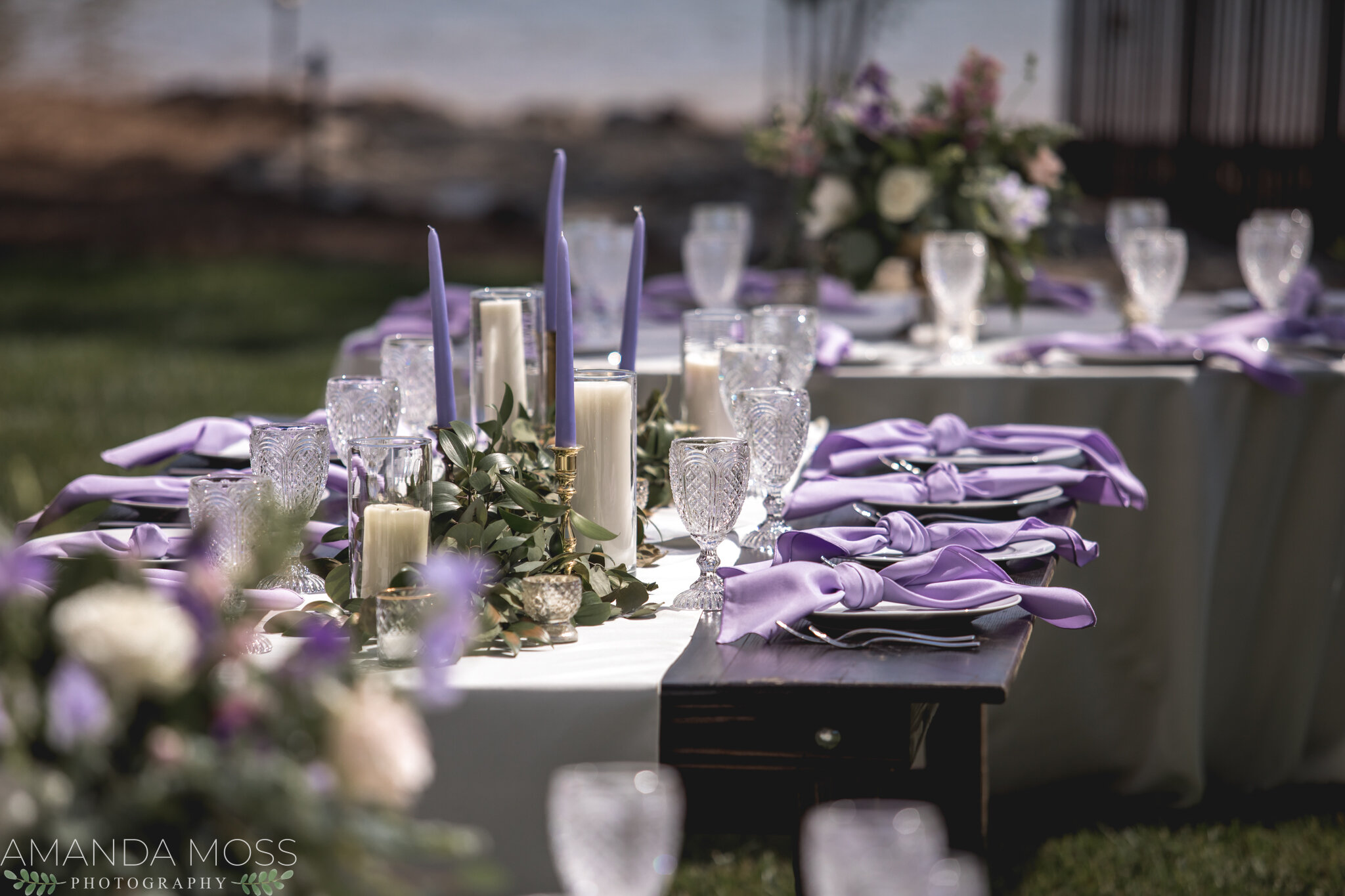 charlotte north carolina wedding photographer lake norman romantic boho lavender lakeside