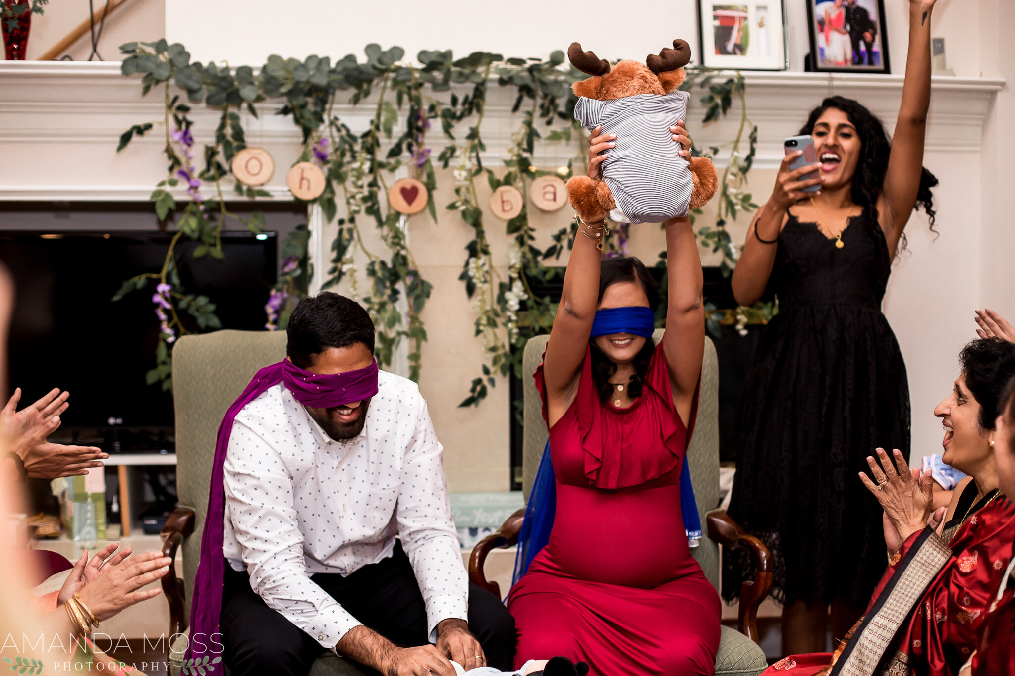 charlotte north carolina wedding photographer baby shower hindu event maternity pregnancy announcement gender reveal