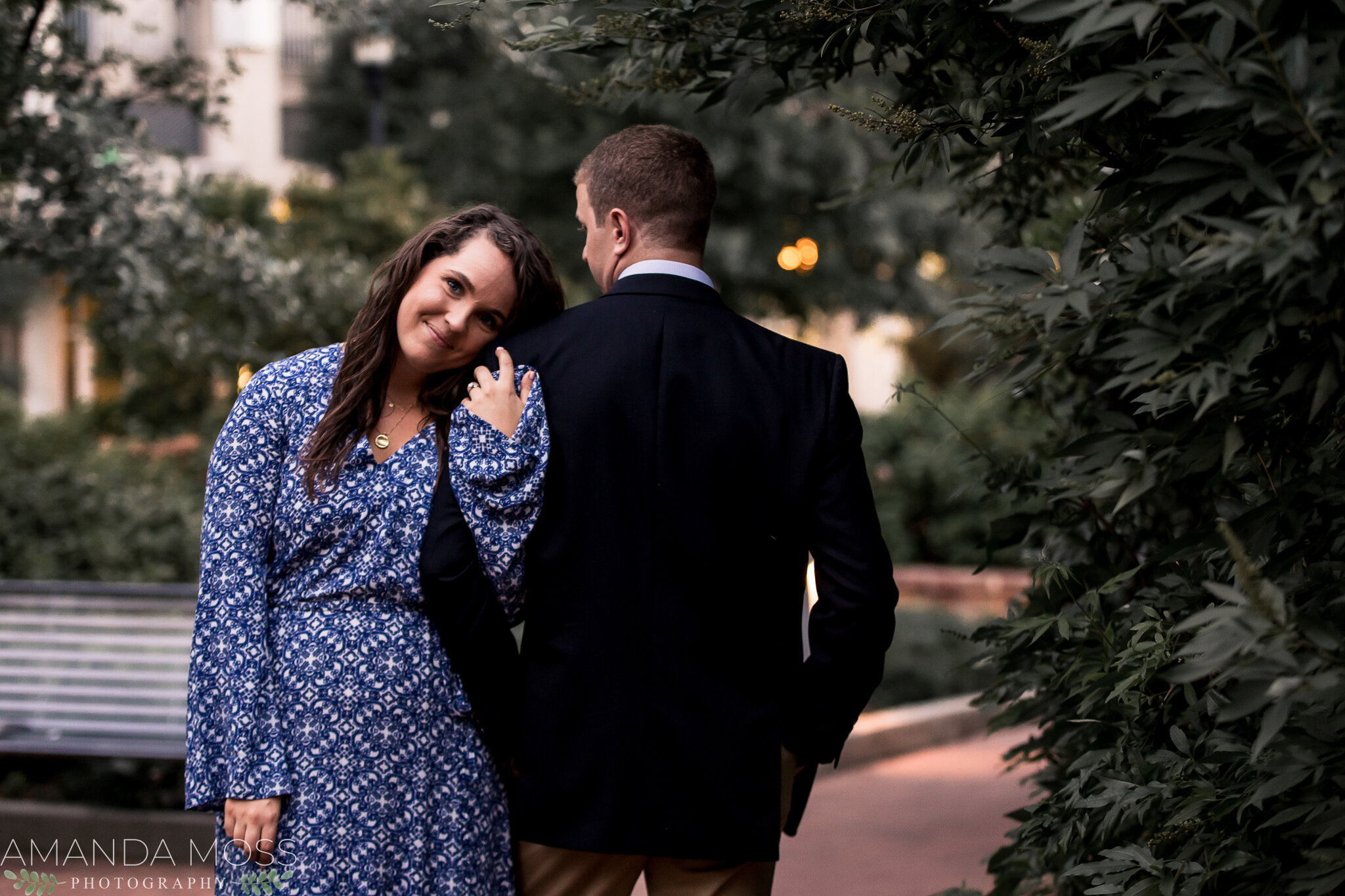 charlotte north carolina wedding photographer engagement session southend confetti hearts wall