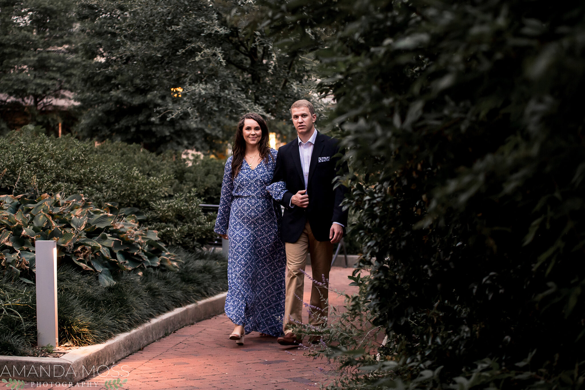 charlotte north carolina wedding photographer engagement session southend confetti hearts wall