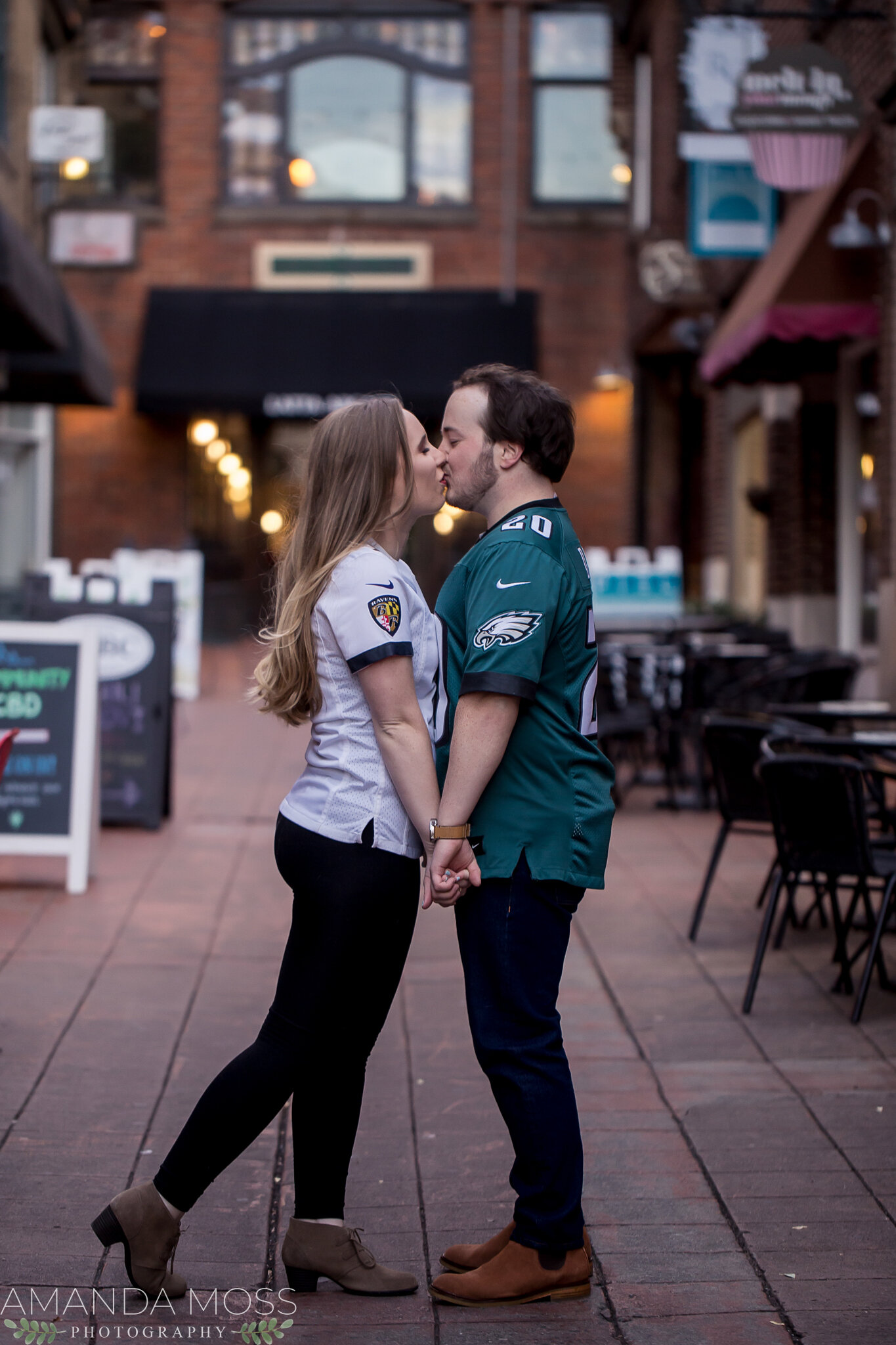 charlotte north carolina wedding photographer engagement session romare bearden park november