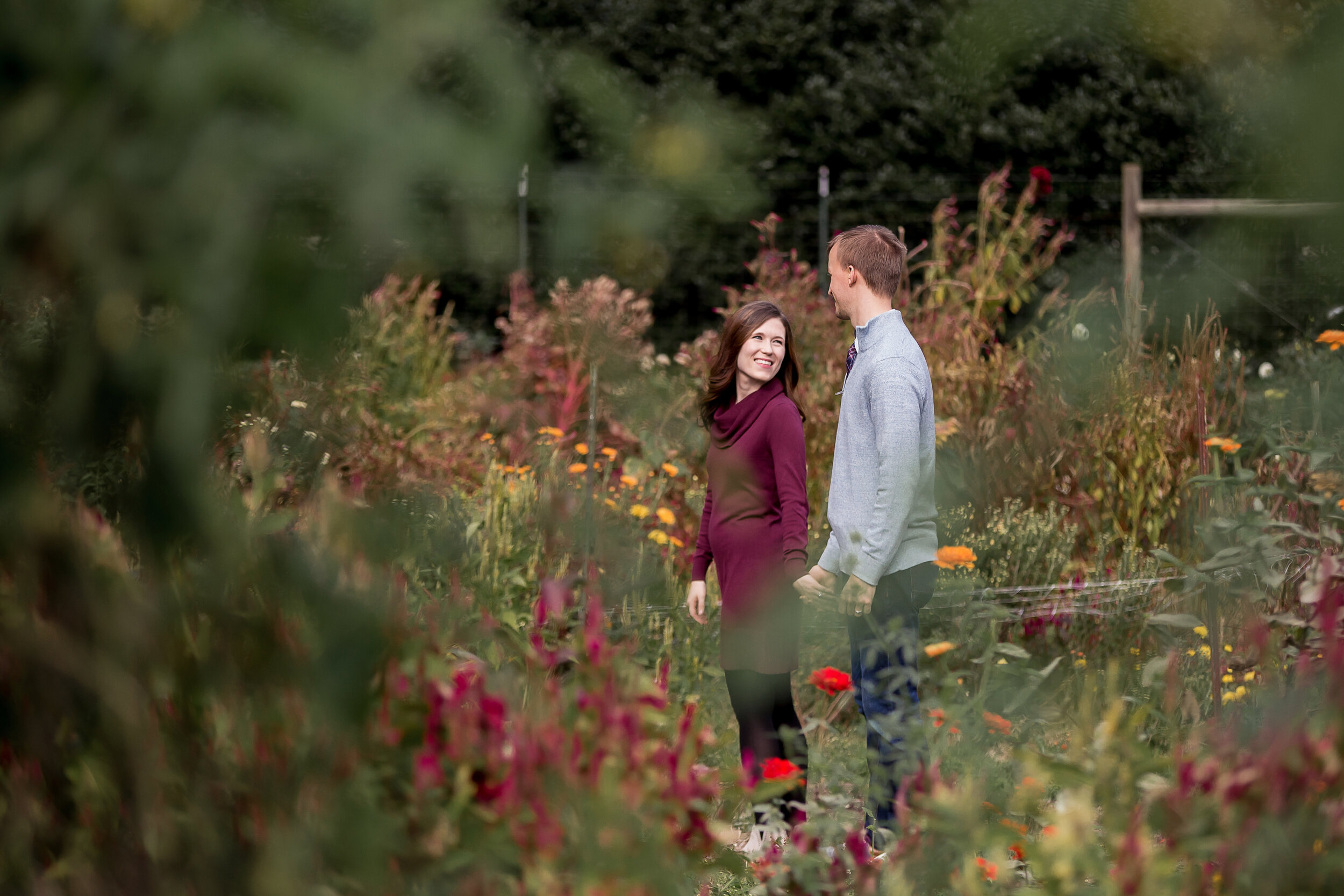 charlotte north carolina engagement photographer renfrow farms matthews