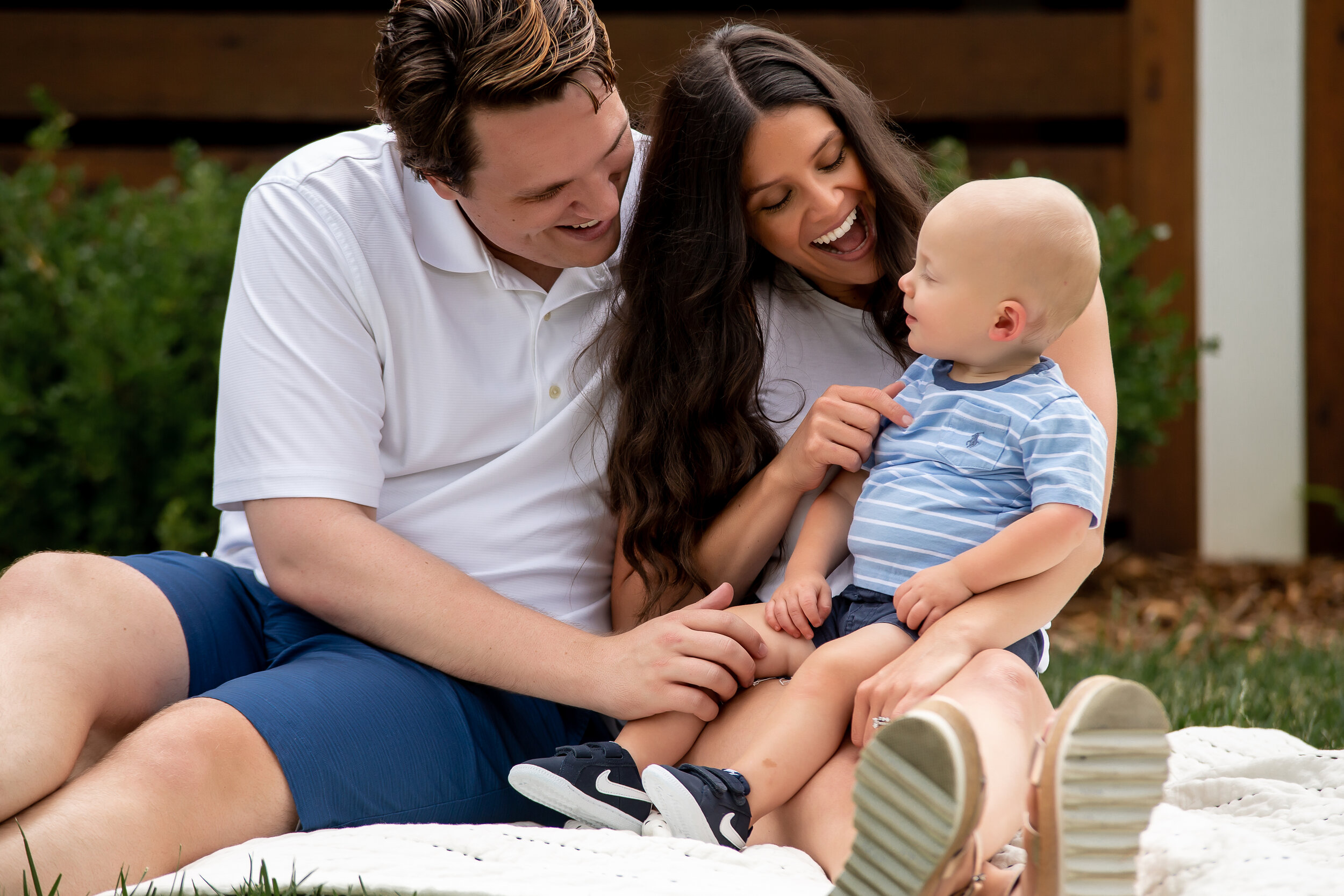 charlotte north carolina family photographer at home session