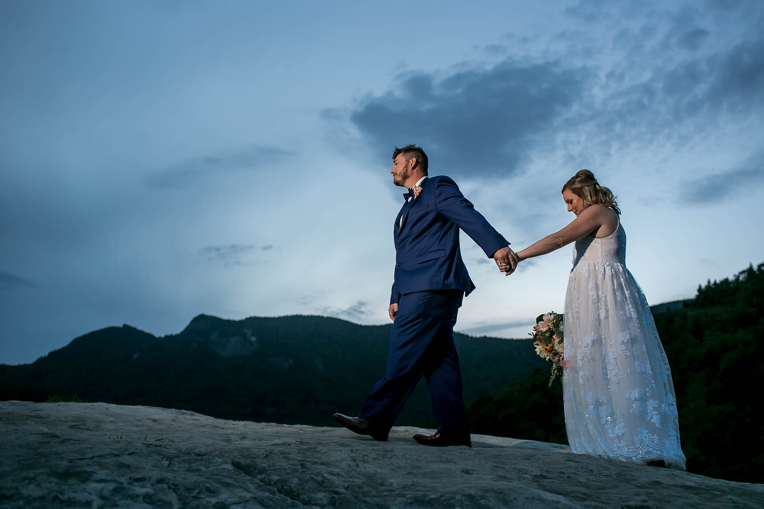 charlotte north carolina wedding photographer elopement rough ridge mountains