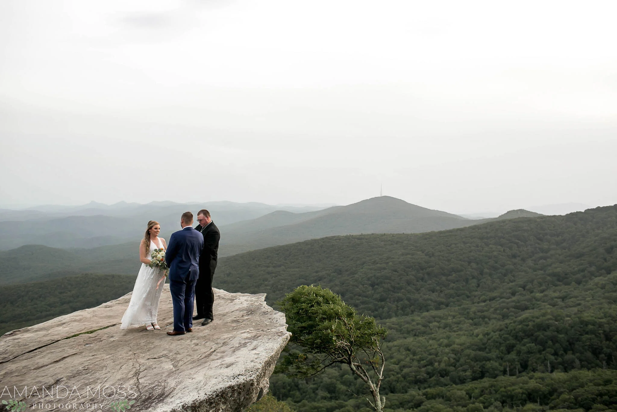 Rough Ridge, Blue Ridge Mountains Elopement — Amanda Moss Photography