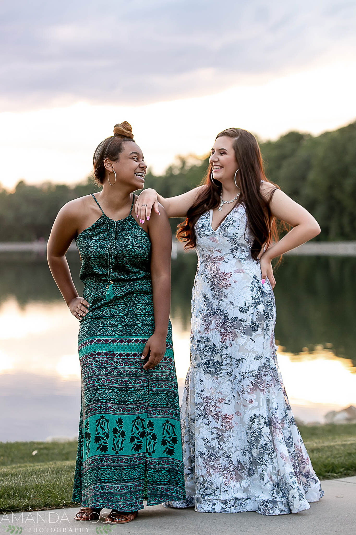 charlotte north carolina portrait photographer prom session rankin lake park gastonia