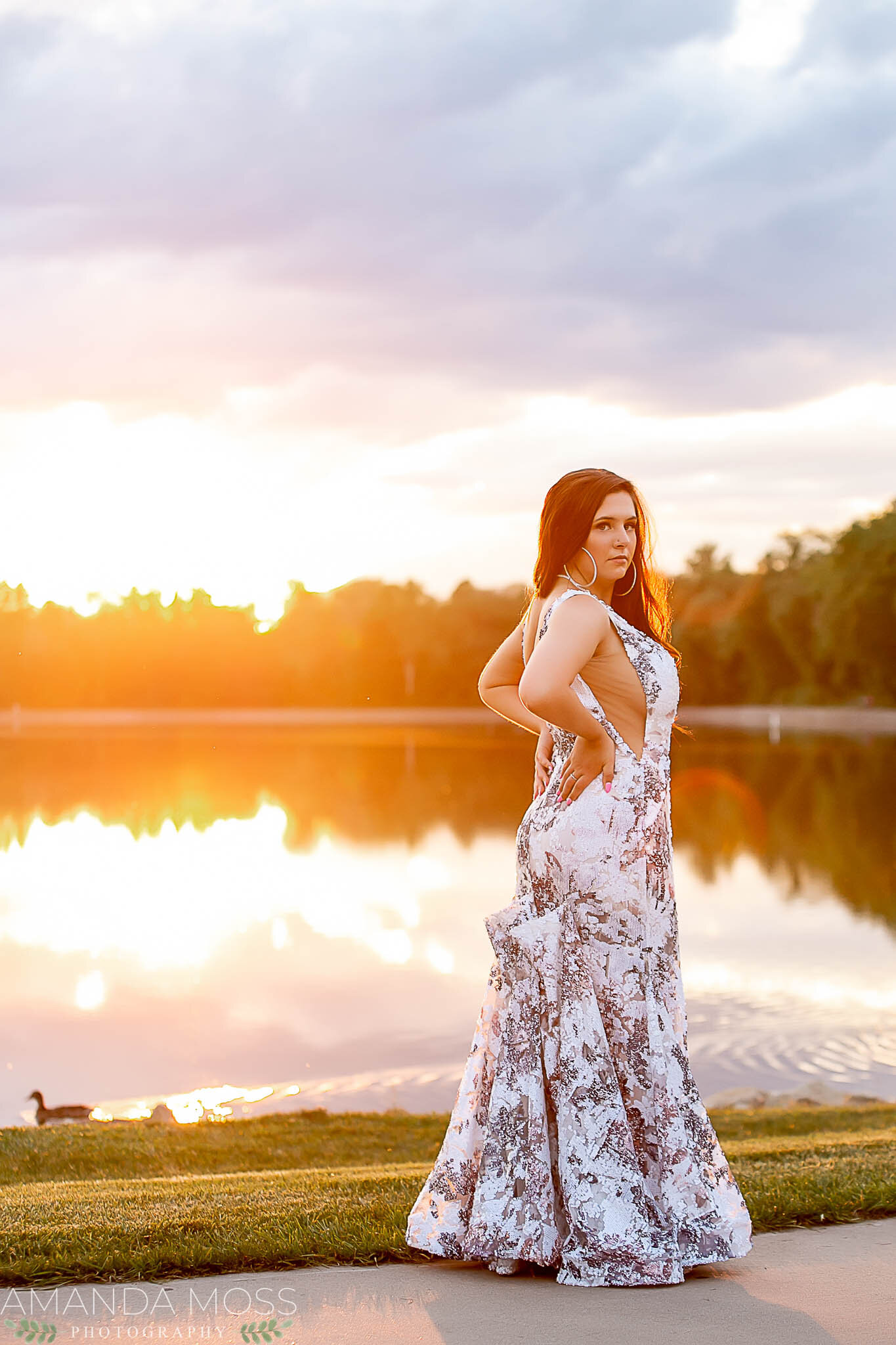 charlotte north carolina portrait photographer prom session rankin lake park gastonia