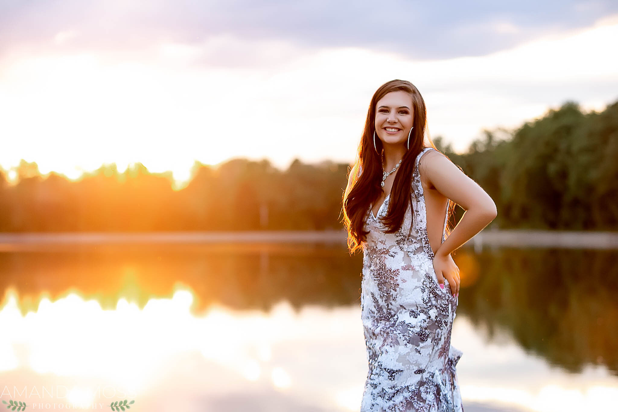 charlotte north carolina portrait photographer prom session rankin lake park gastonia