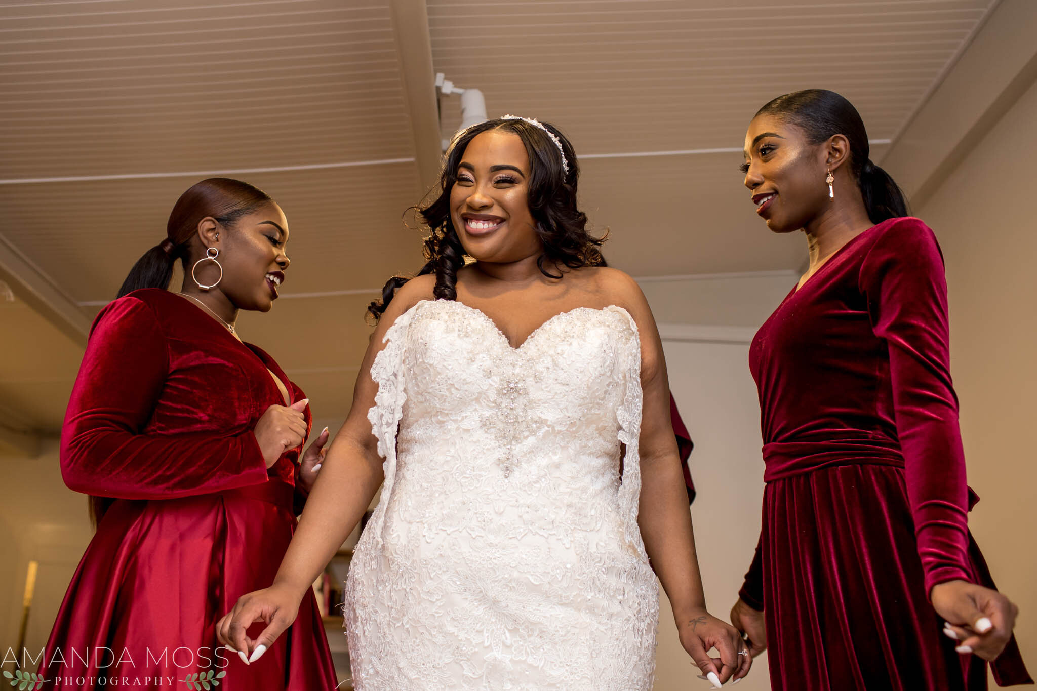 charlotte north carolina wedding photographer african american ceremony the collectors room southend