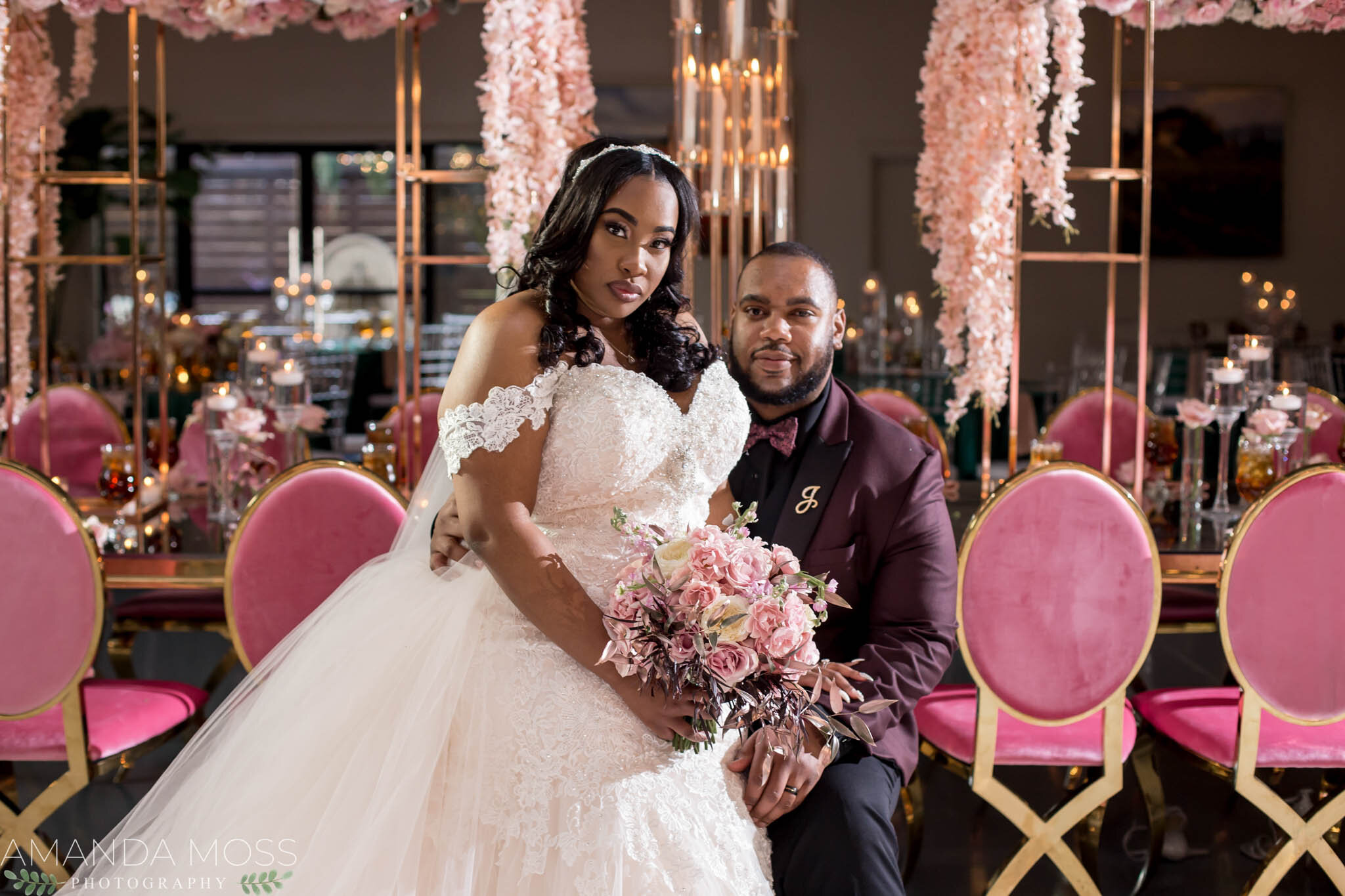 charlotte north carolina wedding photographer african american ceremony the collectors room southend