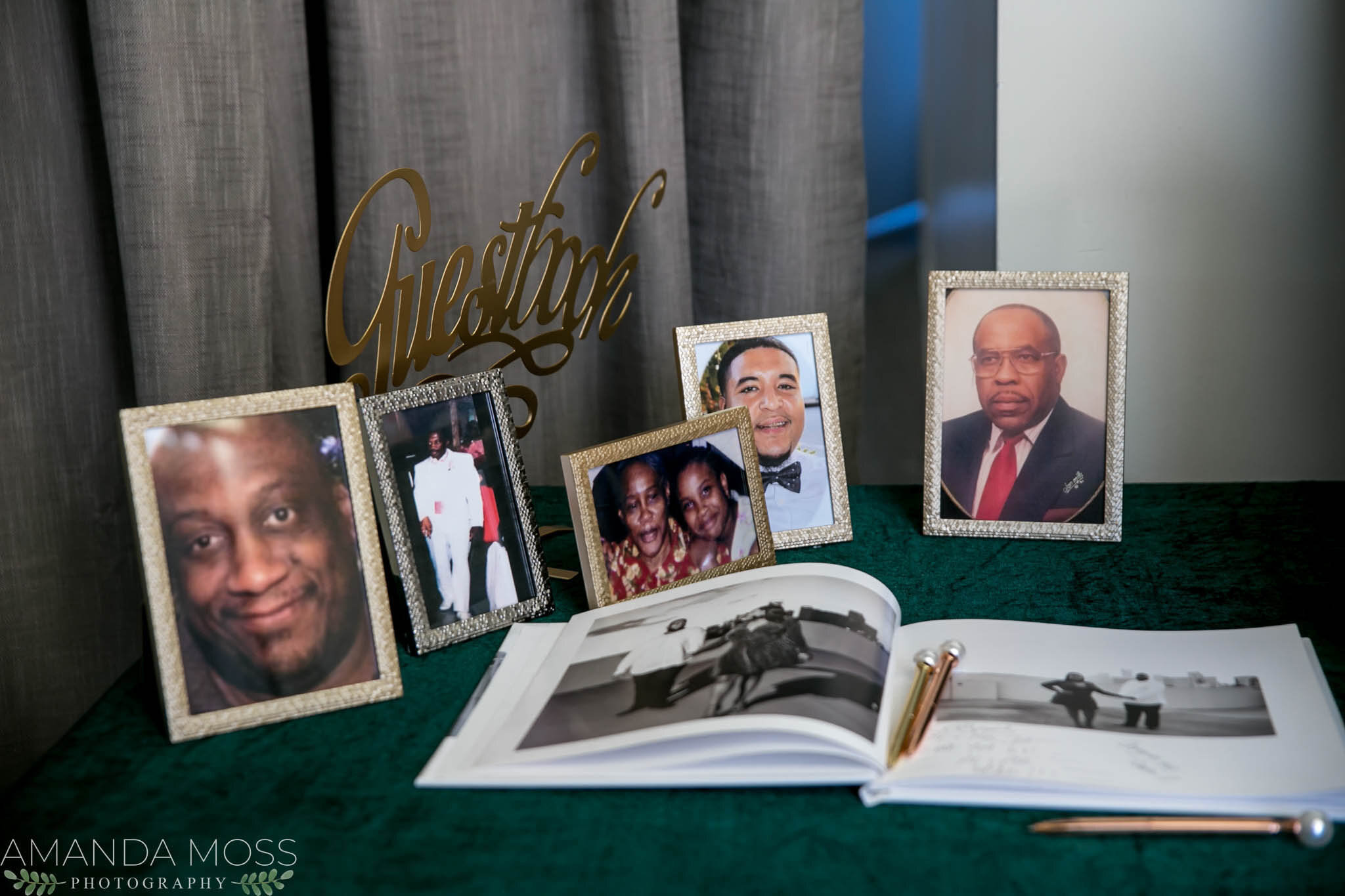 charlotte north carolina wedding photographer african american ceremony the collectors room southend