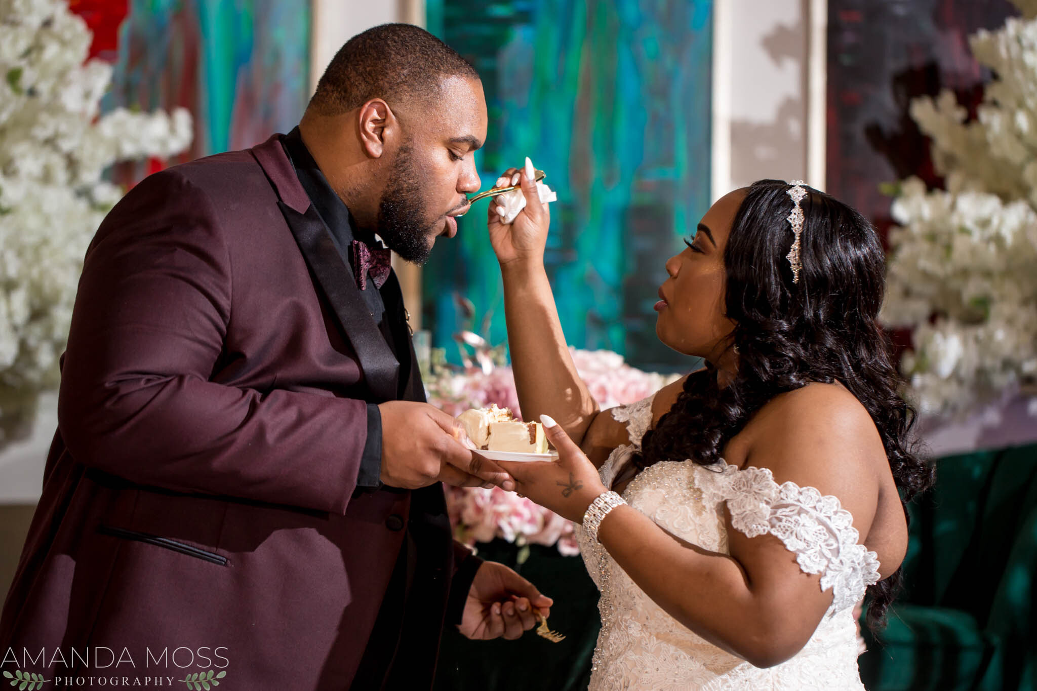 charlotte north carolina wedding photographer african american ceremony the collectors room southend