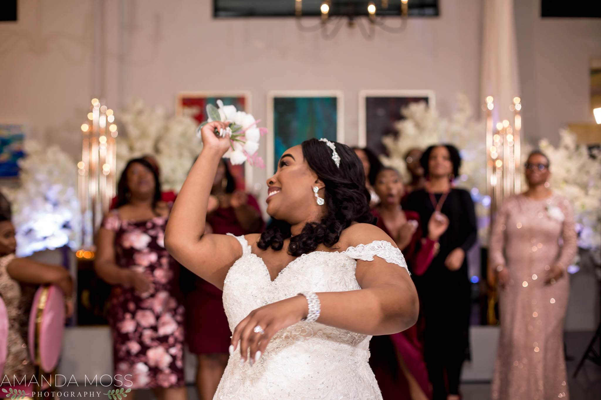 charlotte north carolina wedding photographer african american ceremony the collectors room southend