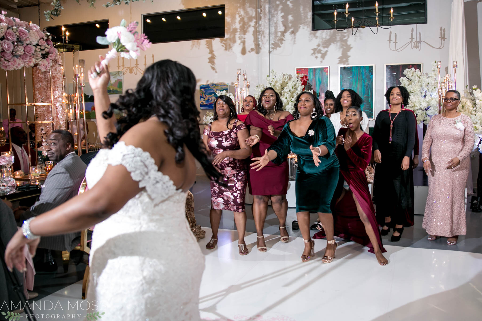 charlotte north carolina wedding photographer african american ceremony the collectors room southend