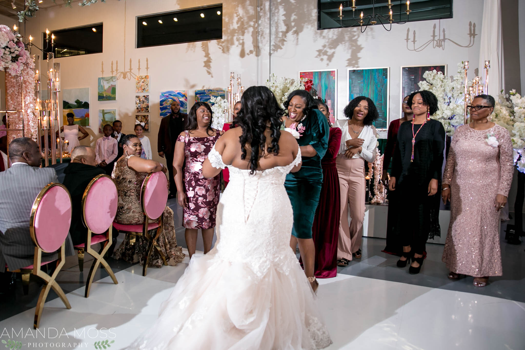 charlotte north carolina wedding photographer african american ceremony the collectors room southend