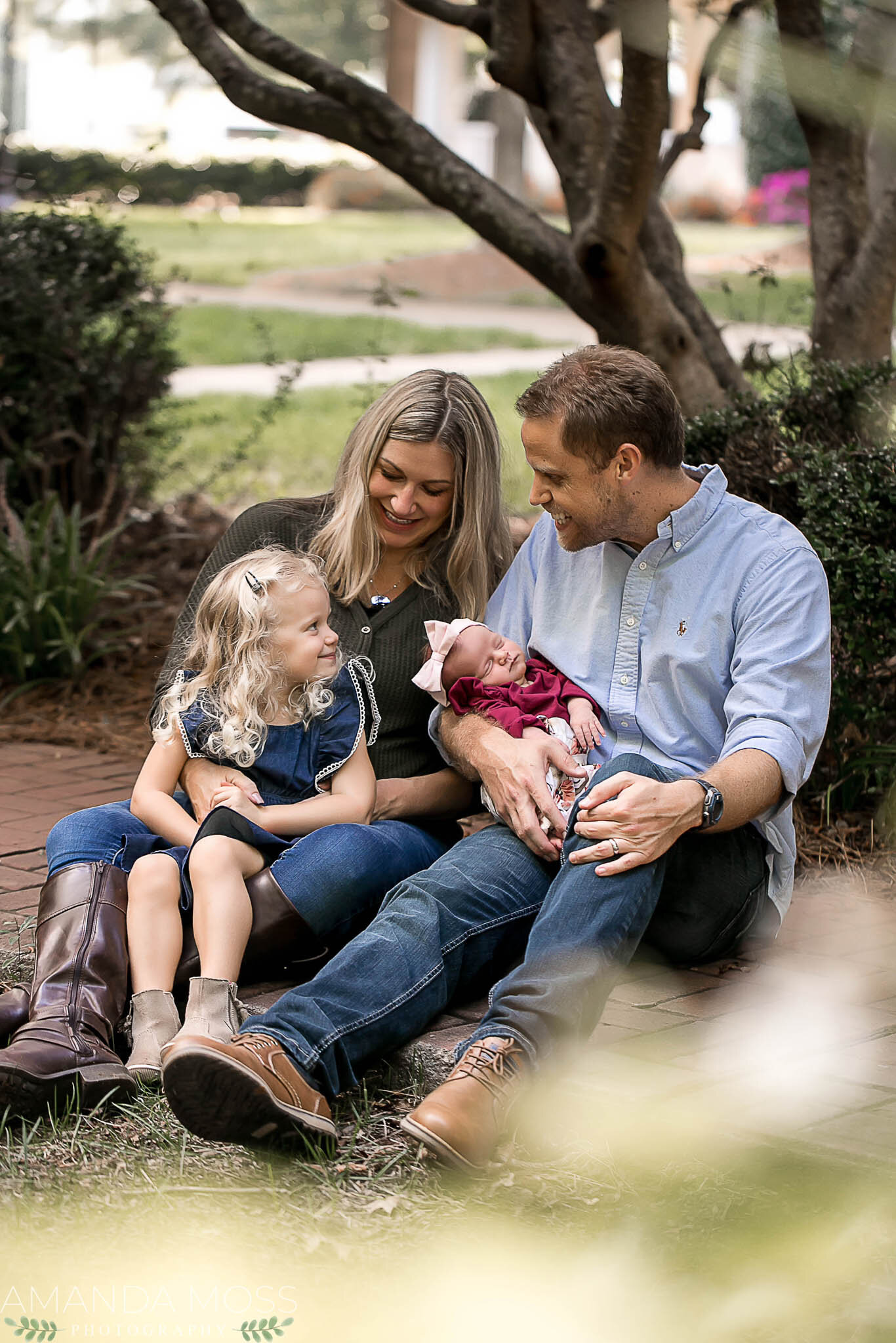 charlotte north carolina family photographer fall session lake norman 