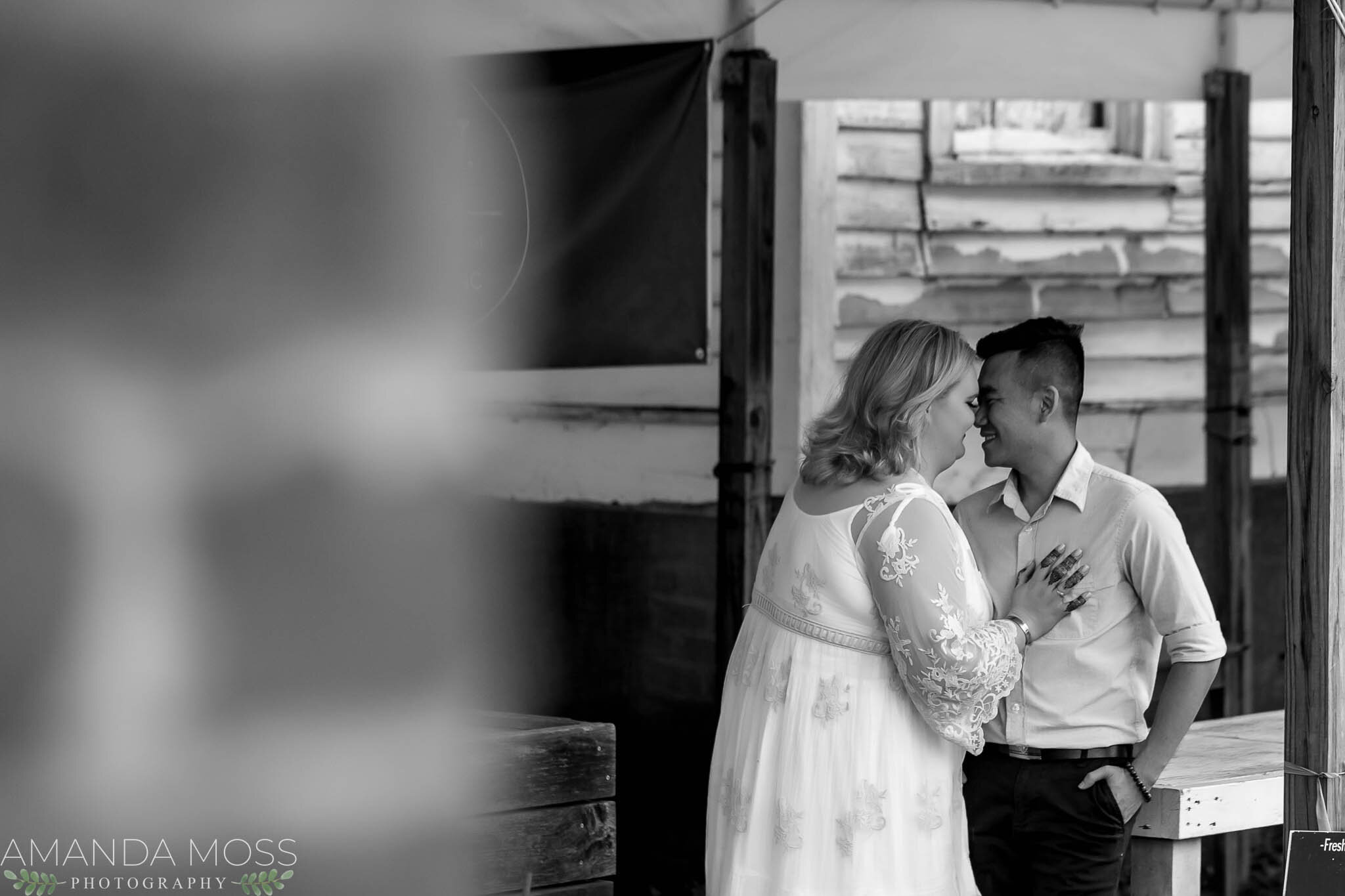 charlotte north carolina wedding photographer downtown matthews elopement