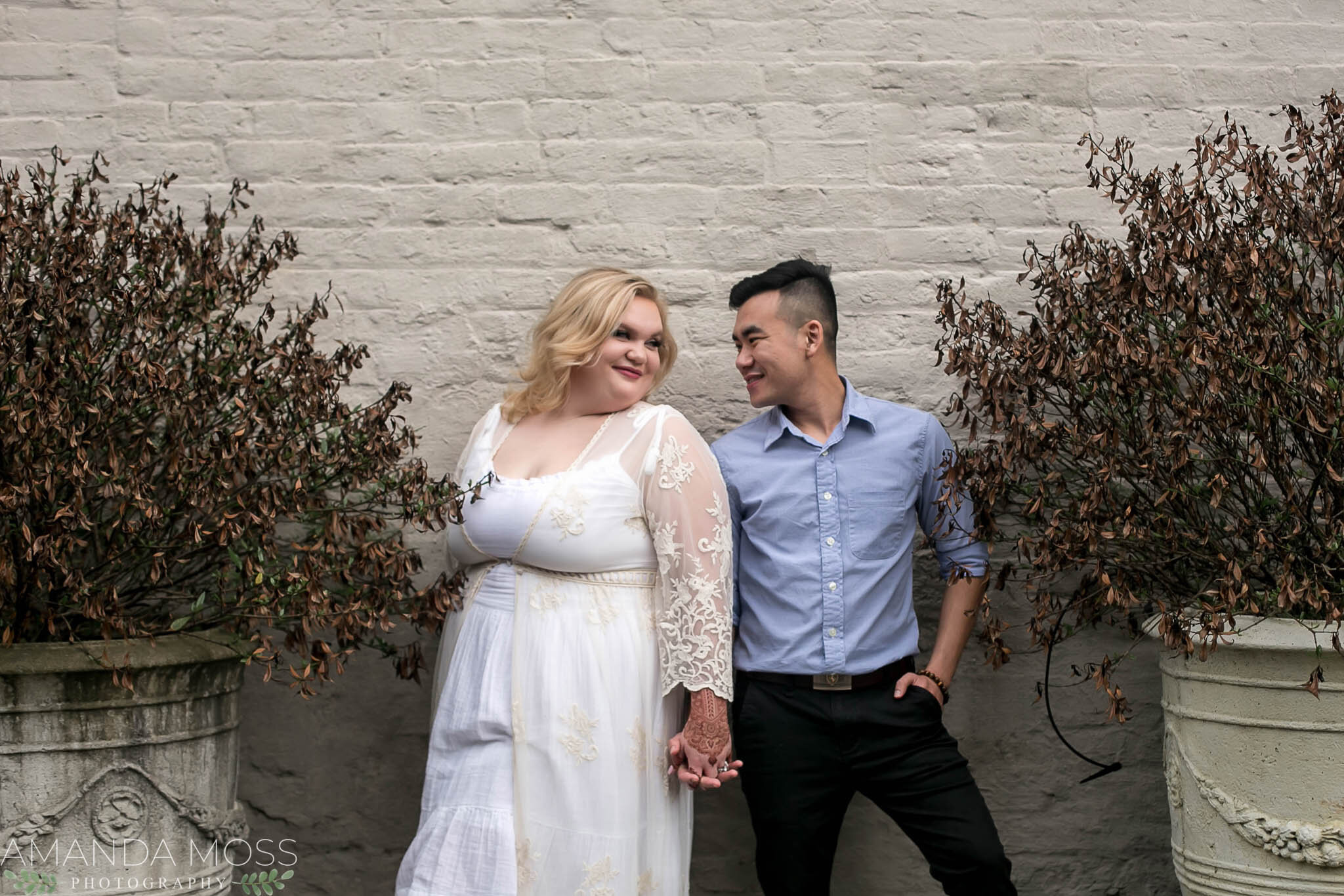 charlotte north carolina wedding photographer downtown matthews elopement