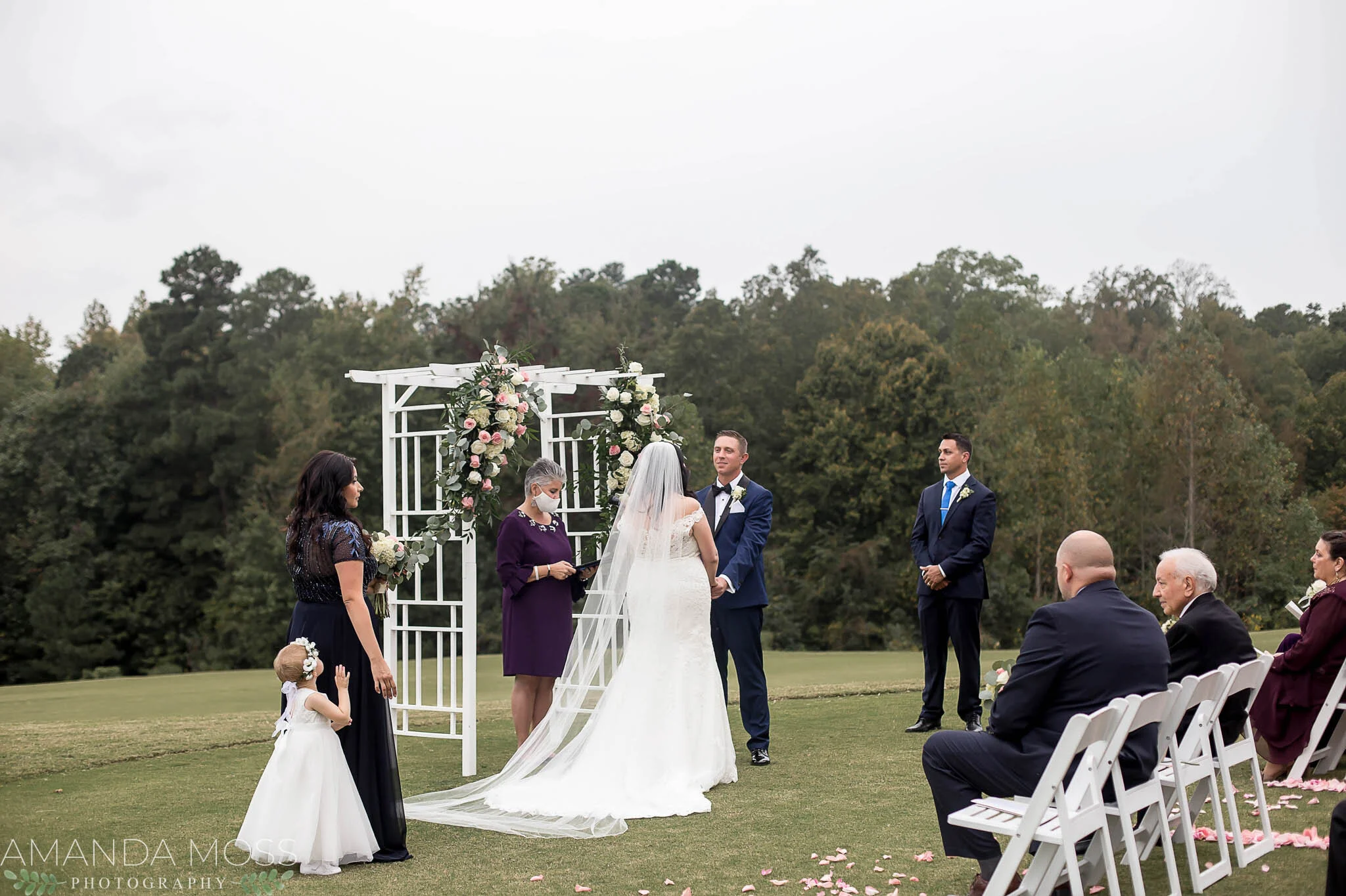 Intimate Fall Wedding at The Palisades Country Club — Amanda Moss