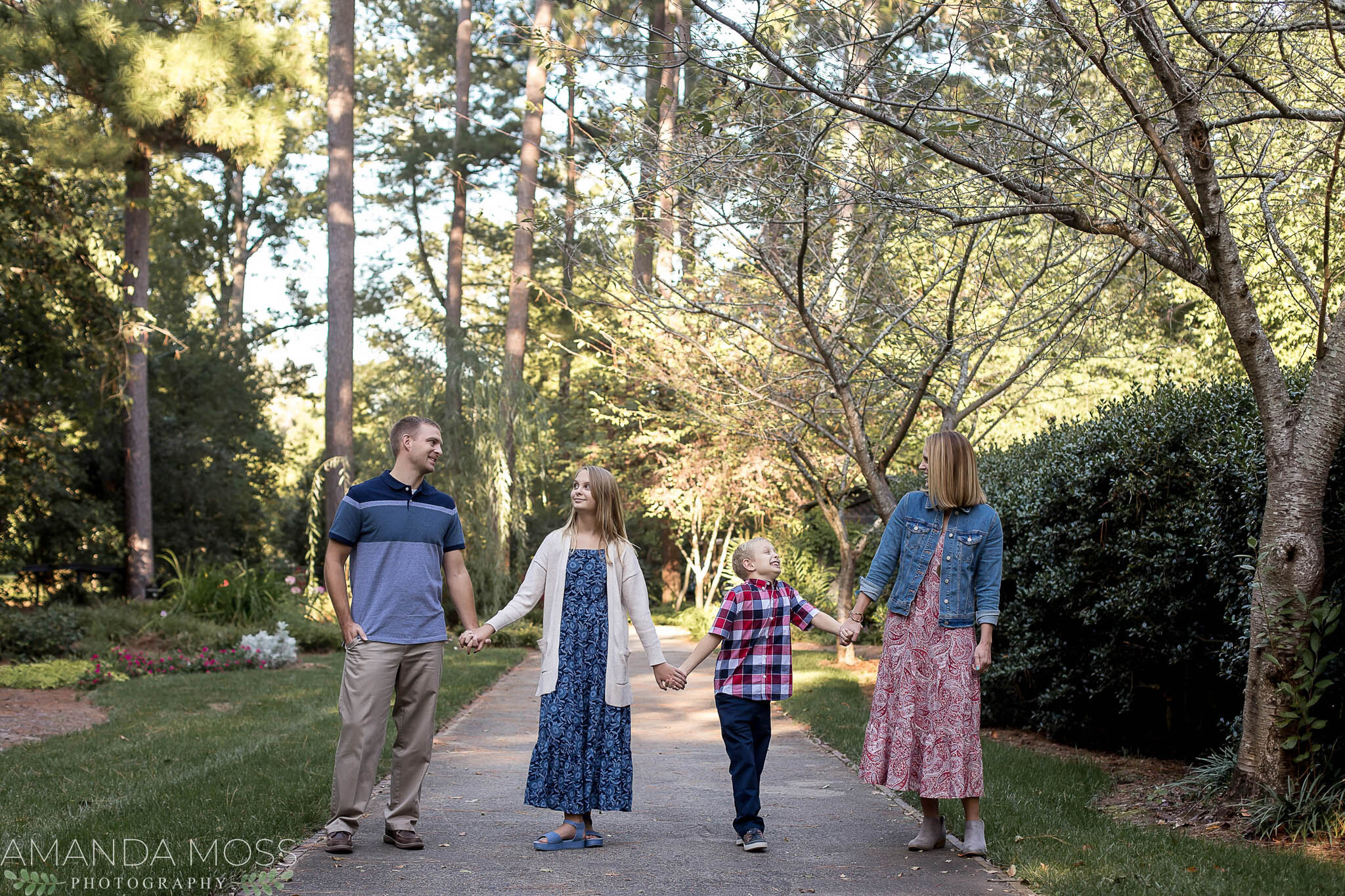 charlotte north carolina family photographer summer session glencairn gardens rock hill south carolina